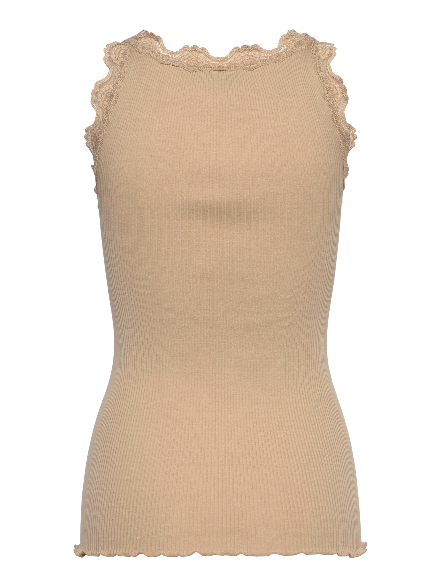 RWBabette Silk SL U-neck Long Lace Top