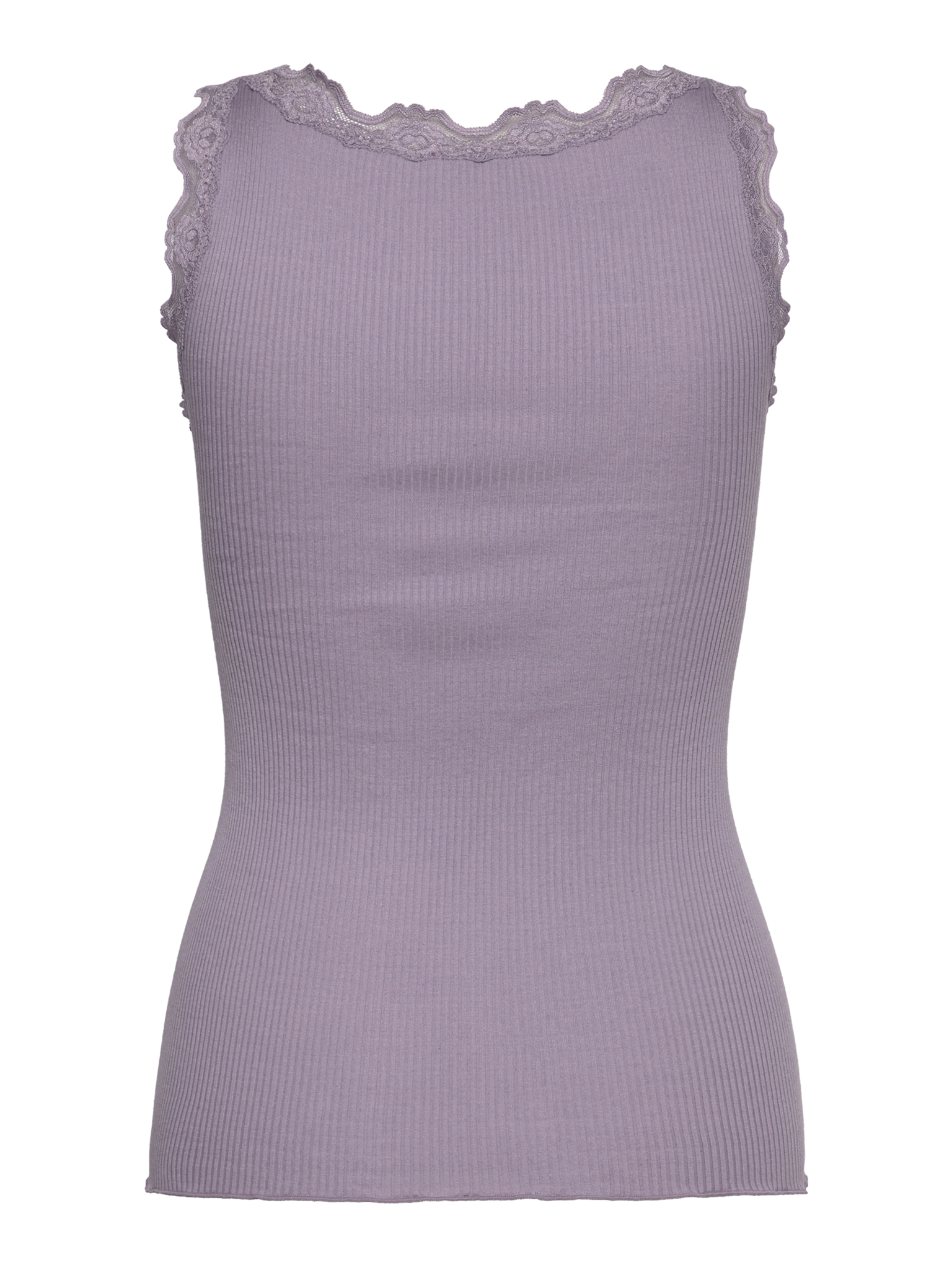 RWBabette Silk SL U-neck Long Lace Top