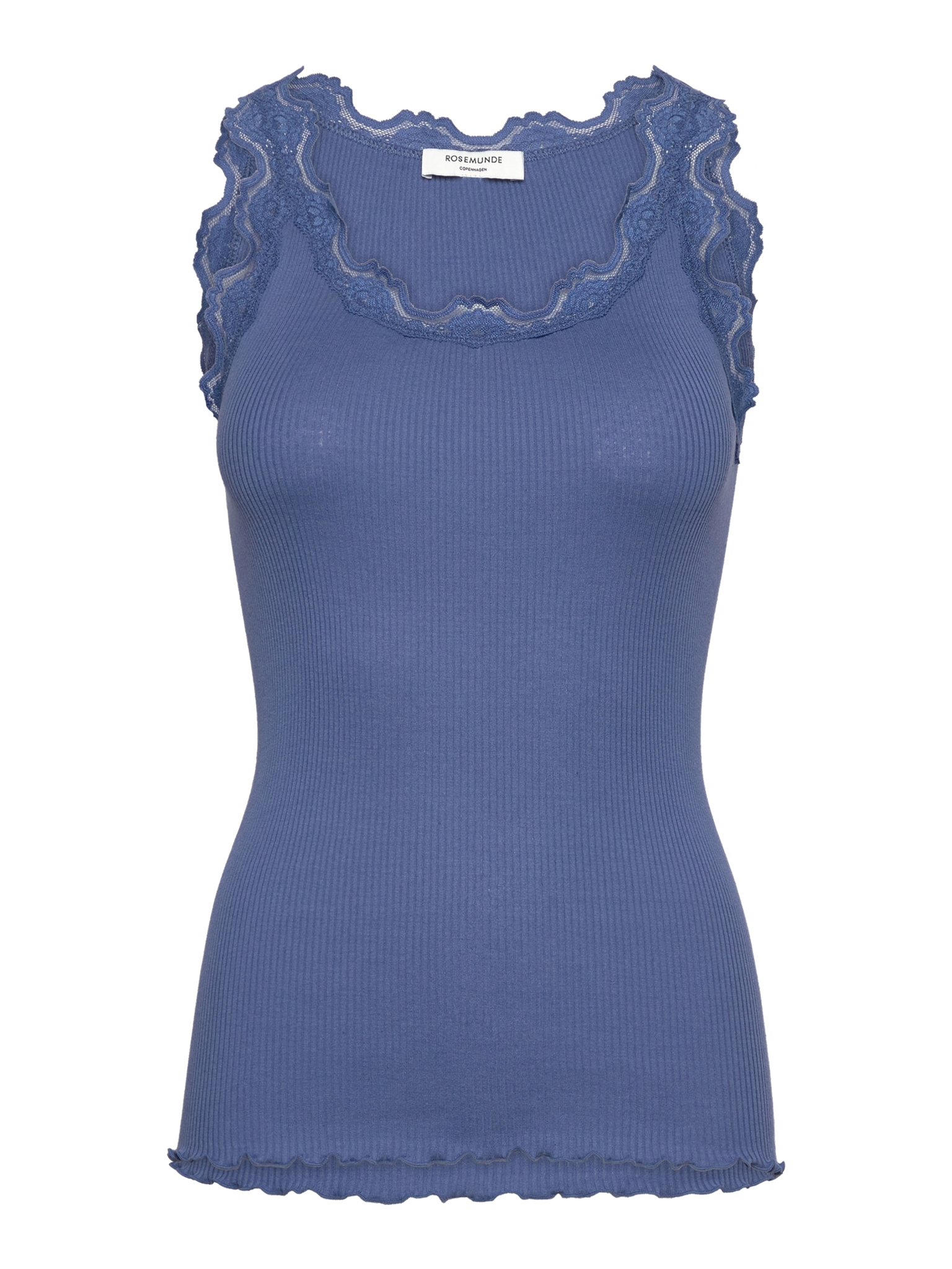 RWBabette Silk SL U-neck Long Lace Top