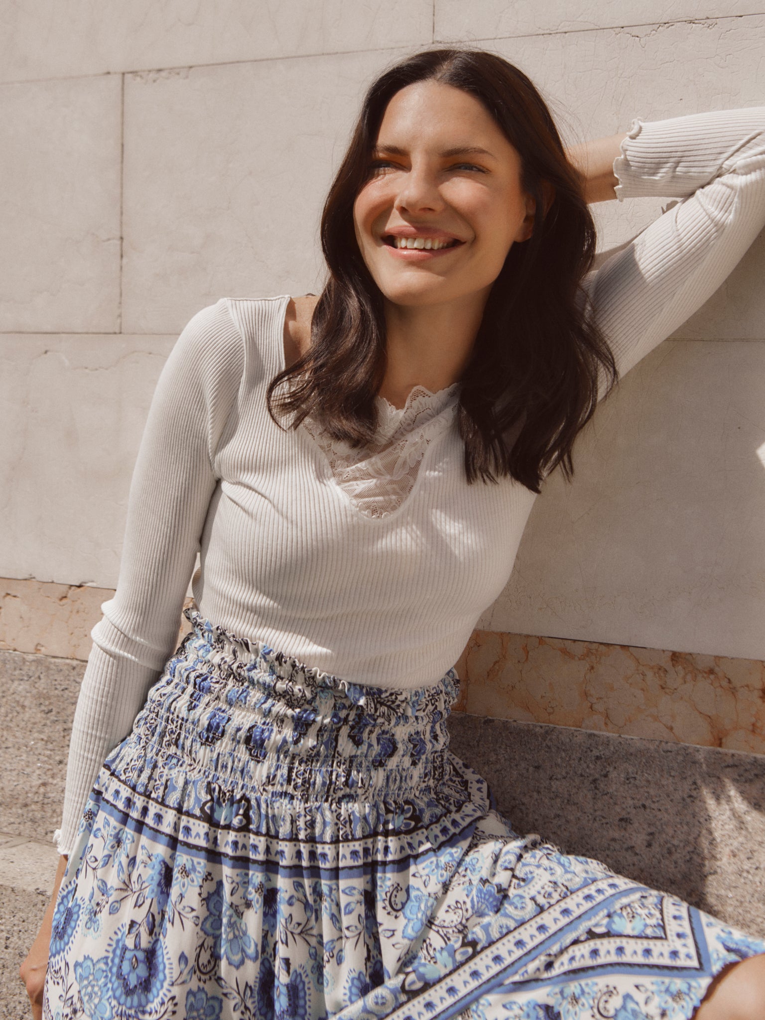 RWElif Ankle Smock Skirt