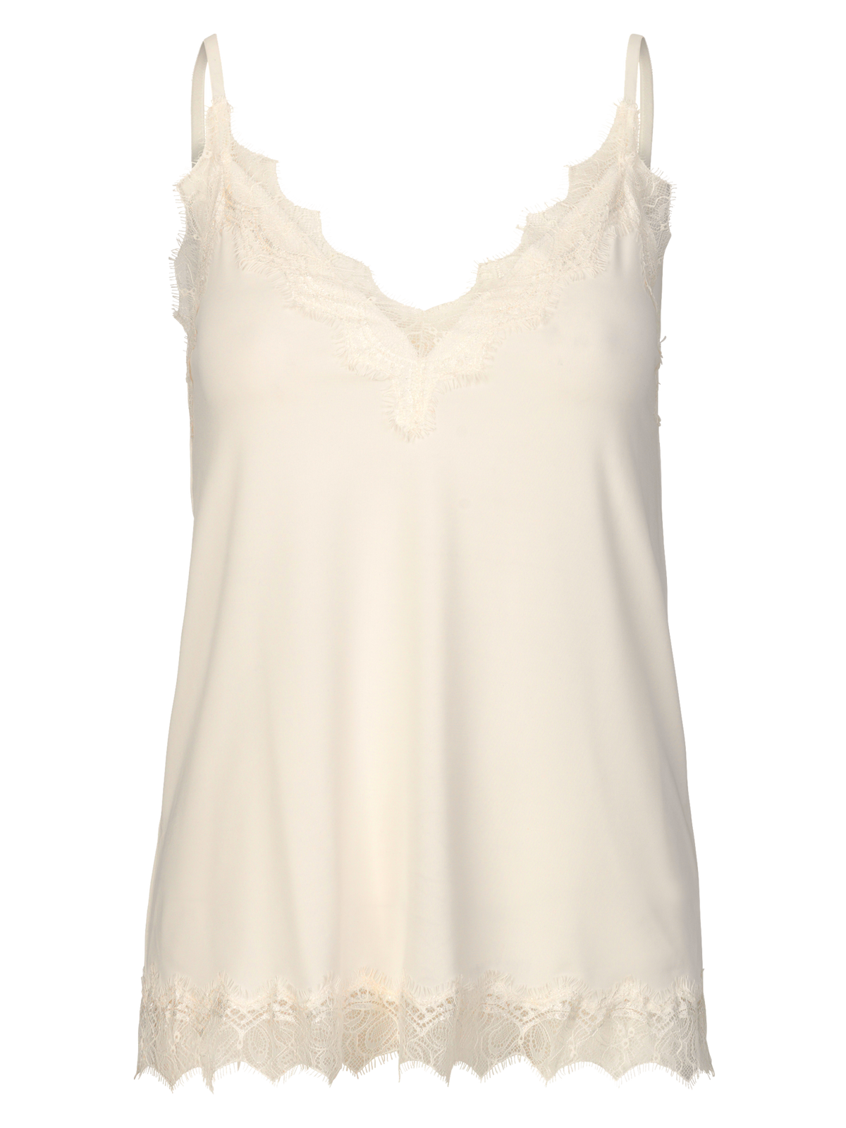 RWBillie SL Lace Strap Top TOP Rosemunde Woman 34 ivory