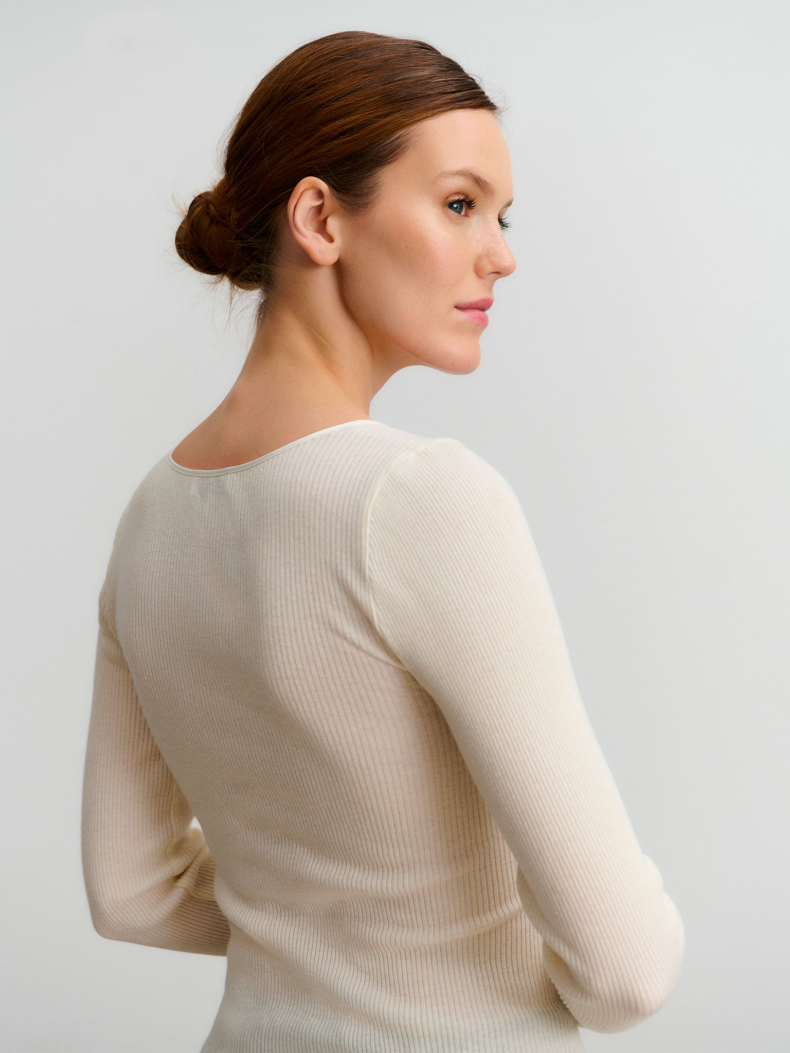 RWMiao Silk LS O-neck T-shirt T-SHIRT LS Rosemunde Woman