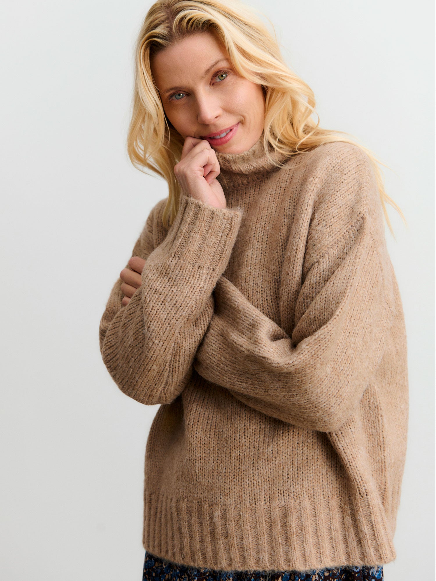 RWTulip Wool Blend LS Turtleneck Plain Pullover PULLOVER Rosemunde Woman