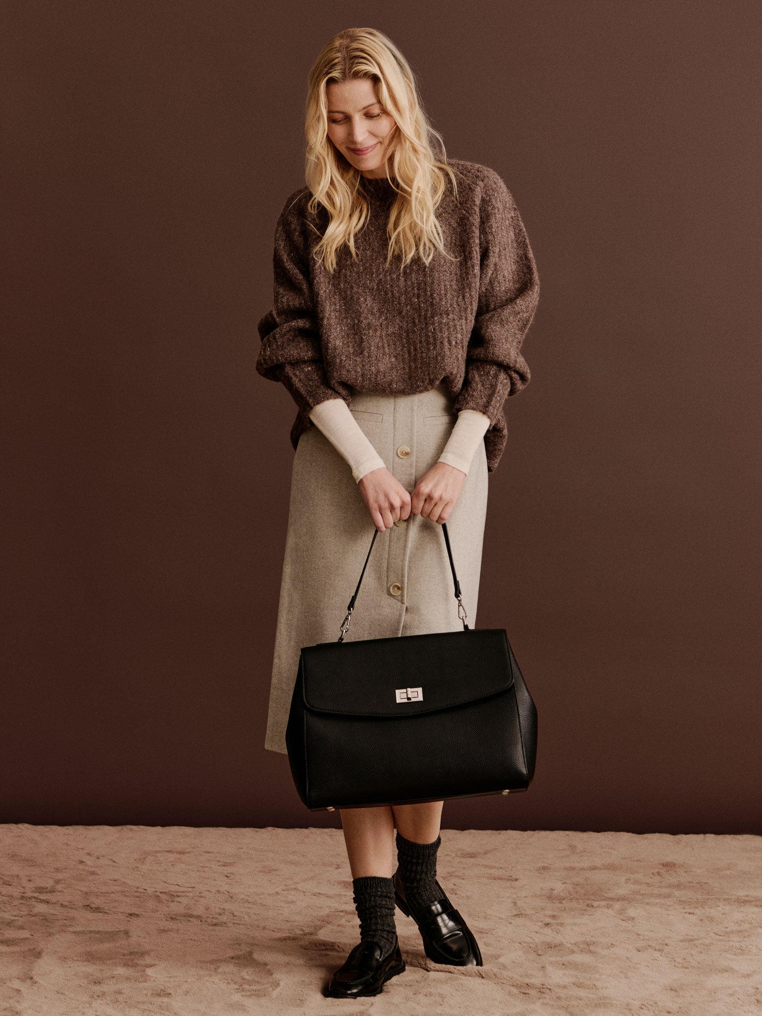 RWSara Cashmere Blend LS T-shirt T-SHIRT LS Rosemunde Woman