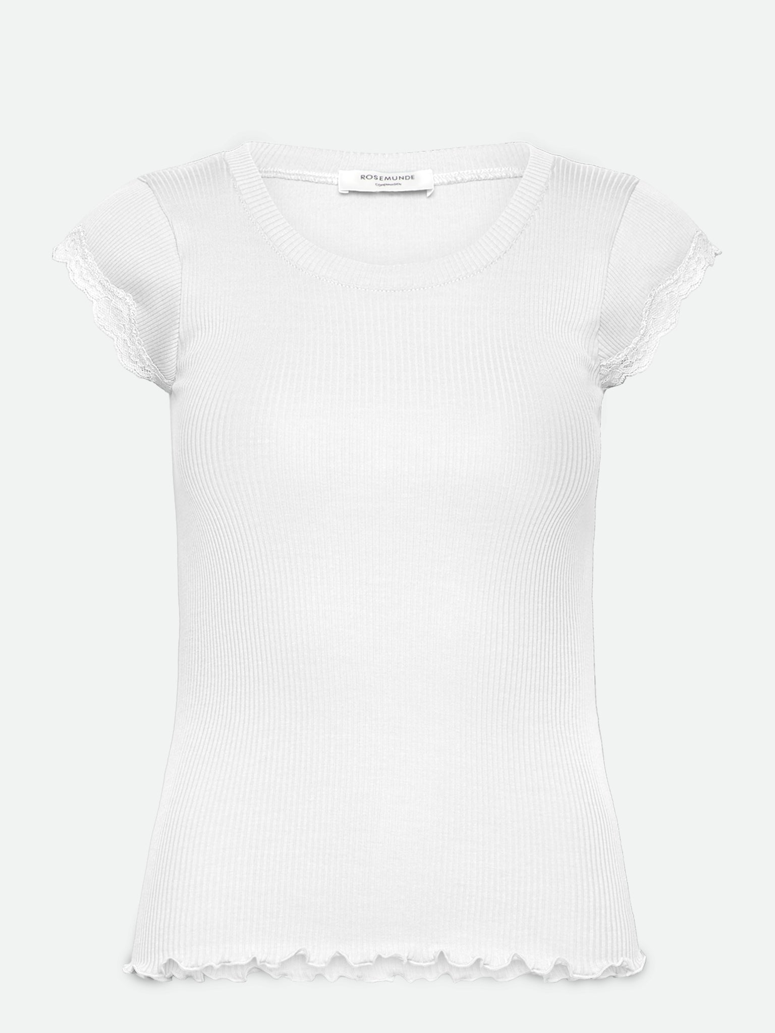 RWBaybay SS Lace T-shirt T-SHIRT SS Rosemunde Woman XS new white