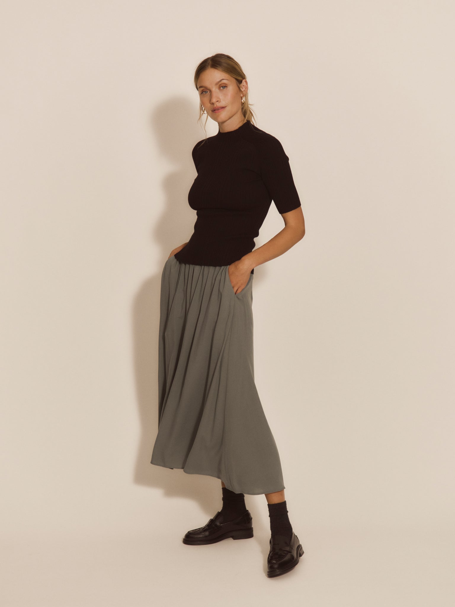 RWElif MW Midi Skirt SKIRT Rosemunde Woman