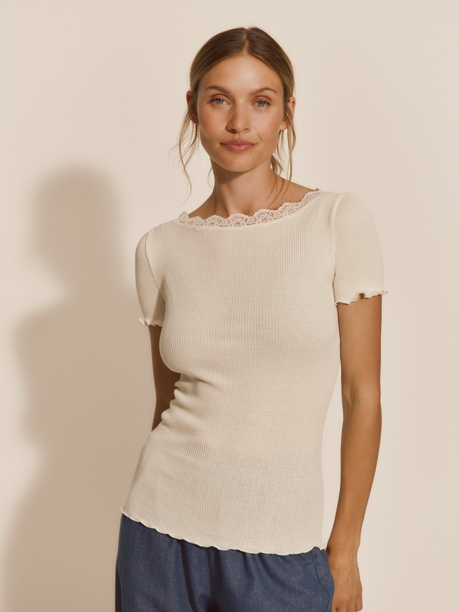 RMWBalta Modal SS Boatneck T-shirt T-SHIRT SS Rosemunde Woman