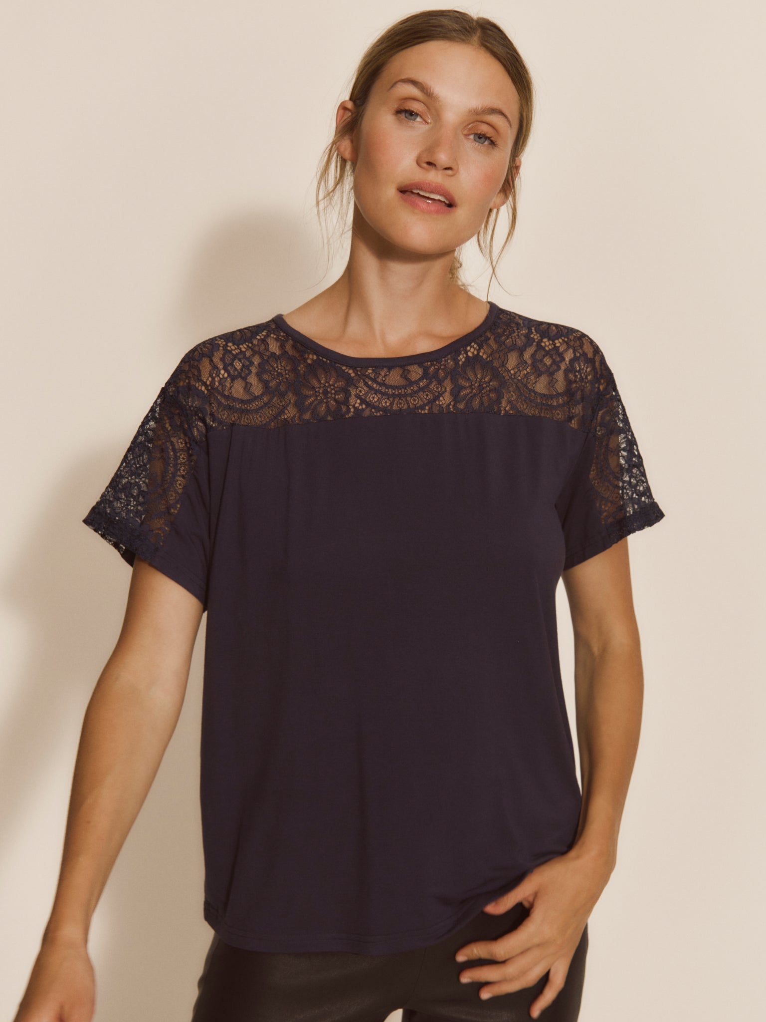 RWBiarritz Short Sleeve Lace T-shirt