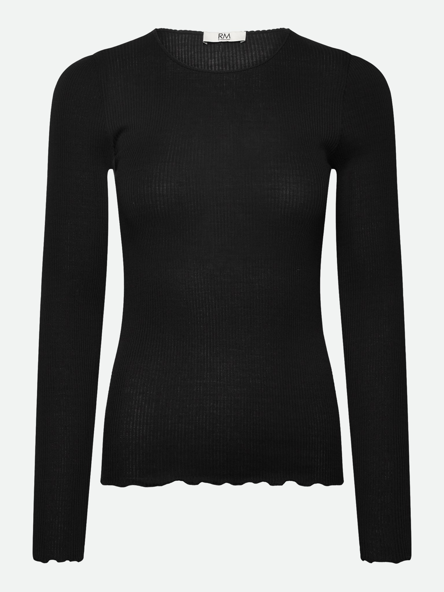 RMWBalta Modal LS O-Neck T-shirt T-SHIRT LS Rosemunde Woman XS black