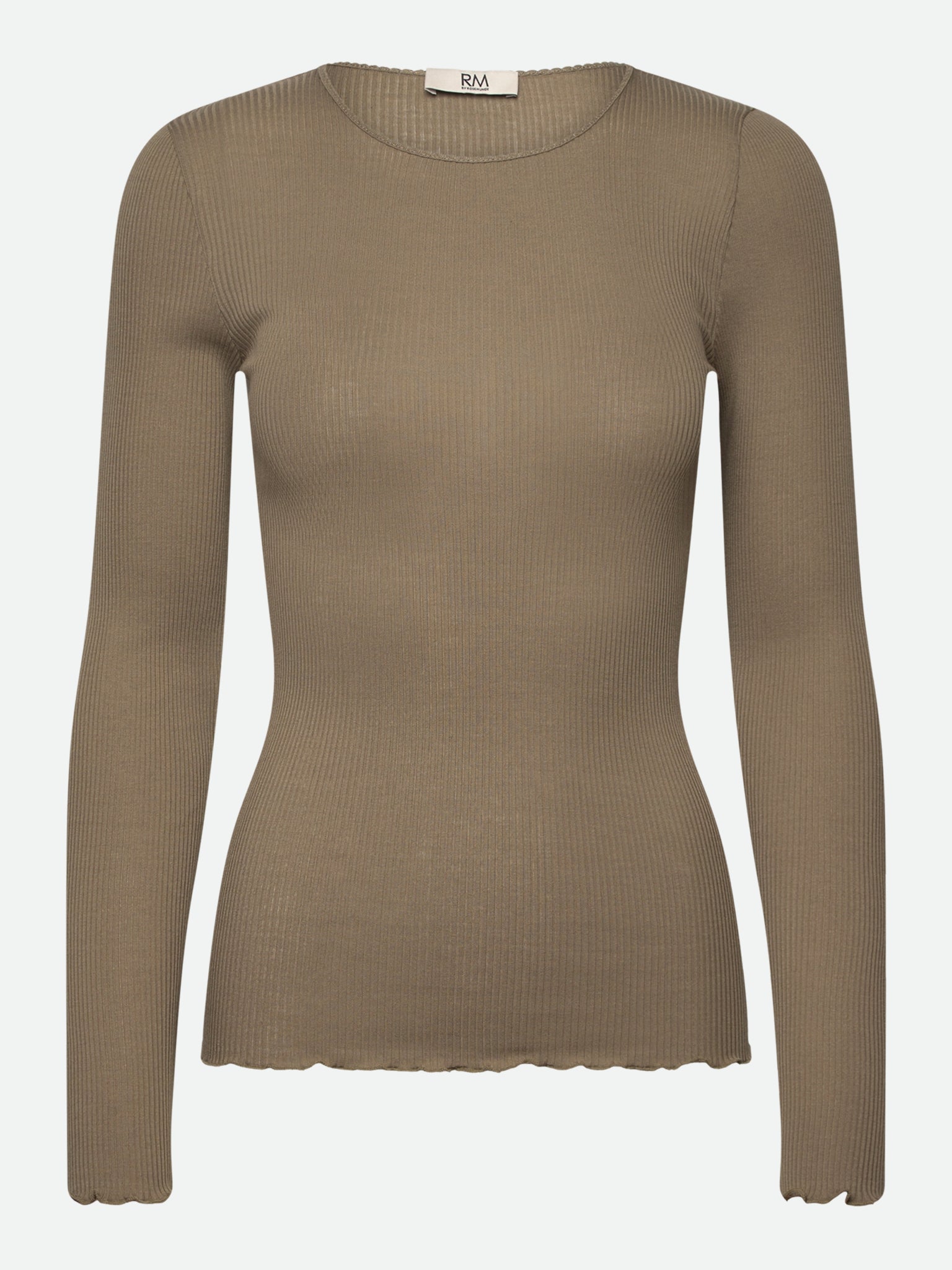 RMWBalta Modal LS O-Neck T-shirt T-SHIRT LS Rosemunde Woman XS dusky green