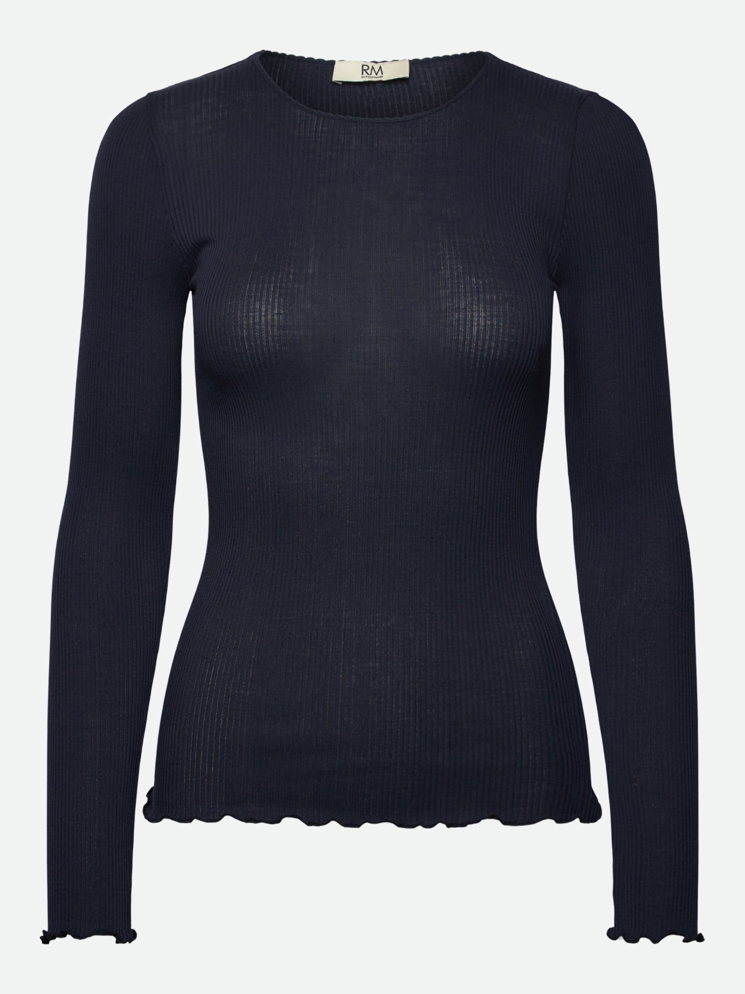 RMWBalta Modal LS O-Neck T-shirt T-SHIRT LS Rosemunde Woman XS navy