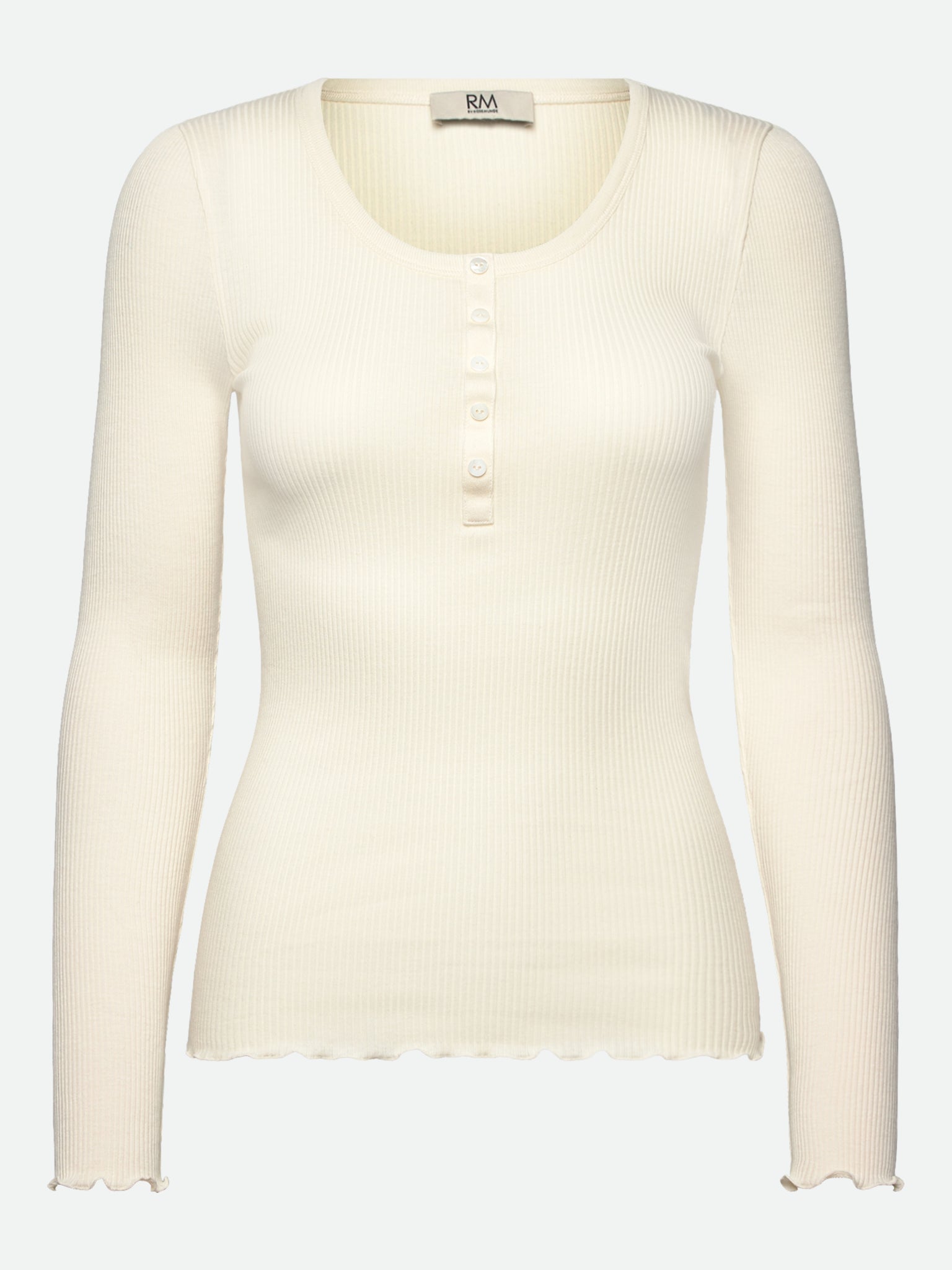 RMWBalta Modal LS Placket T-shirt T-SHIRT LS Rosemunde Woman XS ivory