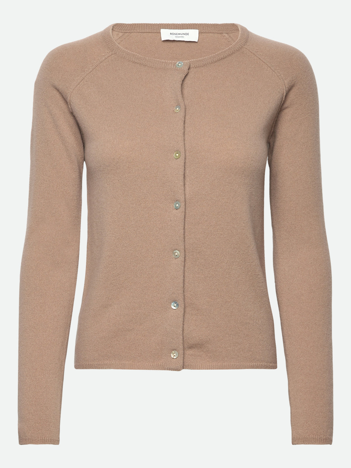 RWLaica Cashmere Long Sleeve O-neck Raglan Cardigan