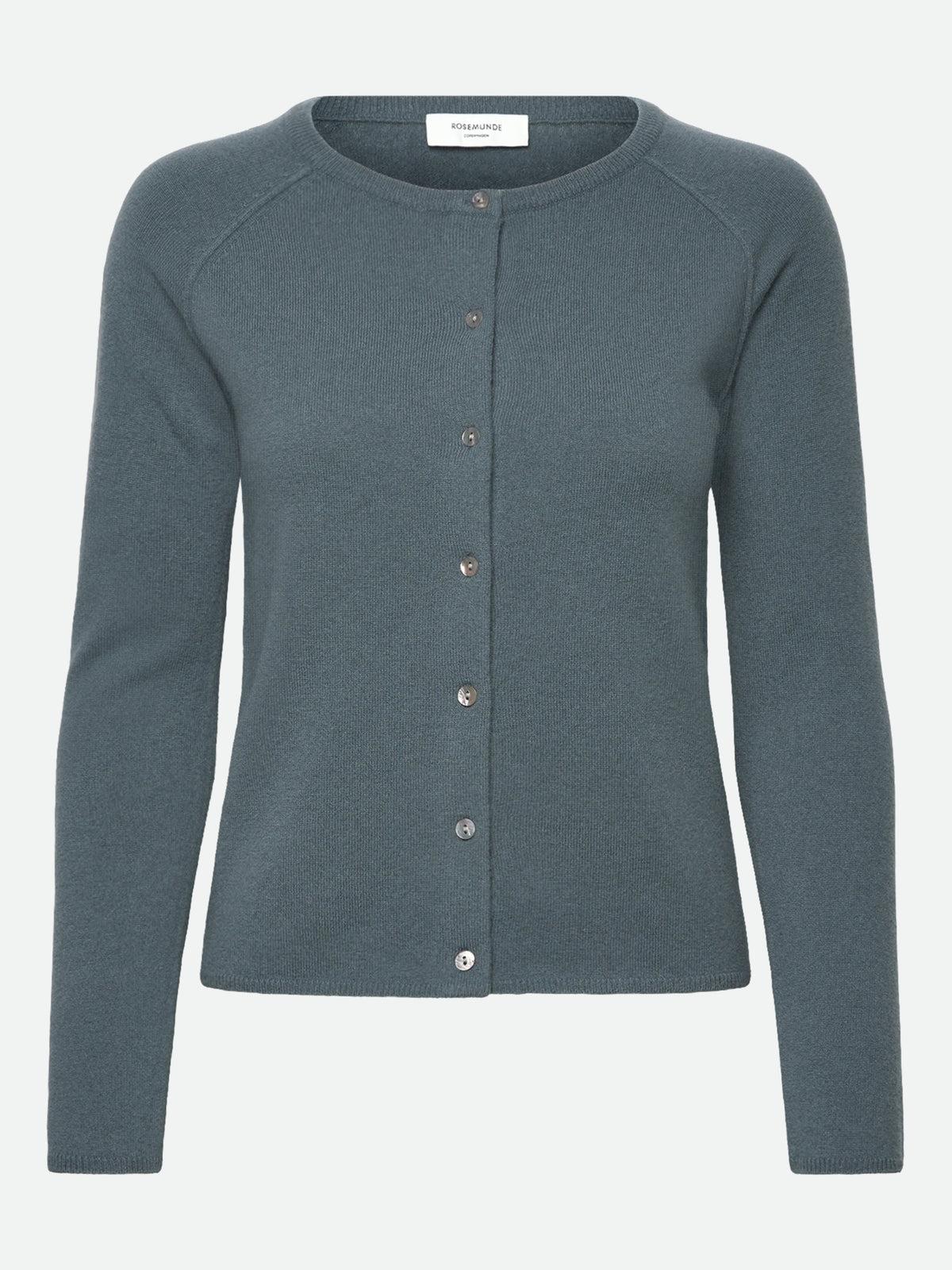 RWLaica Cashmere Long Sleeve O-neck Raglan Cardigan