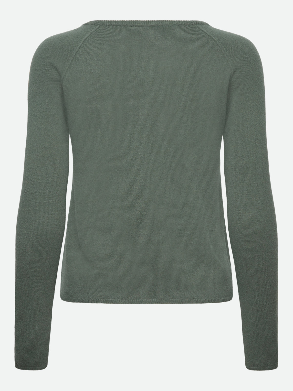 RWLaica Cashmere Long Sleeve O-neck Raglan Cardigan