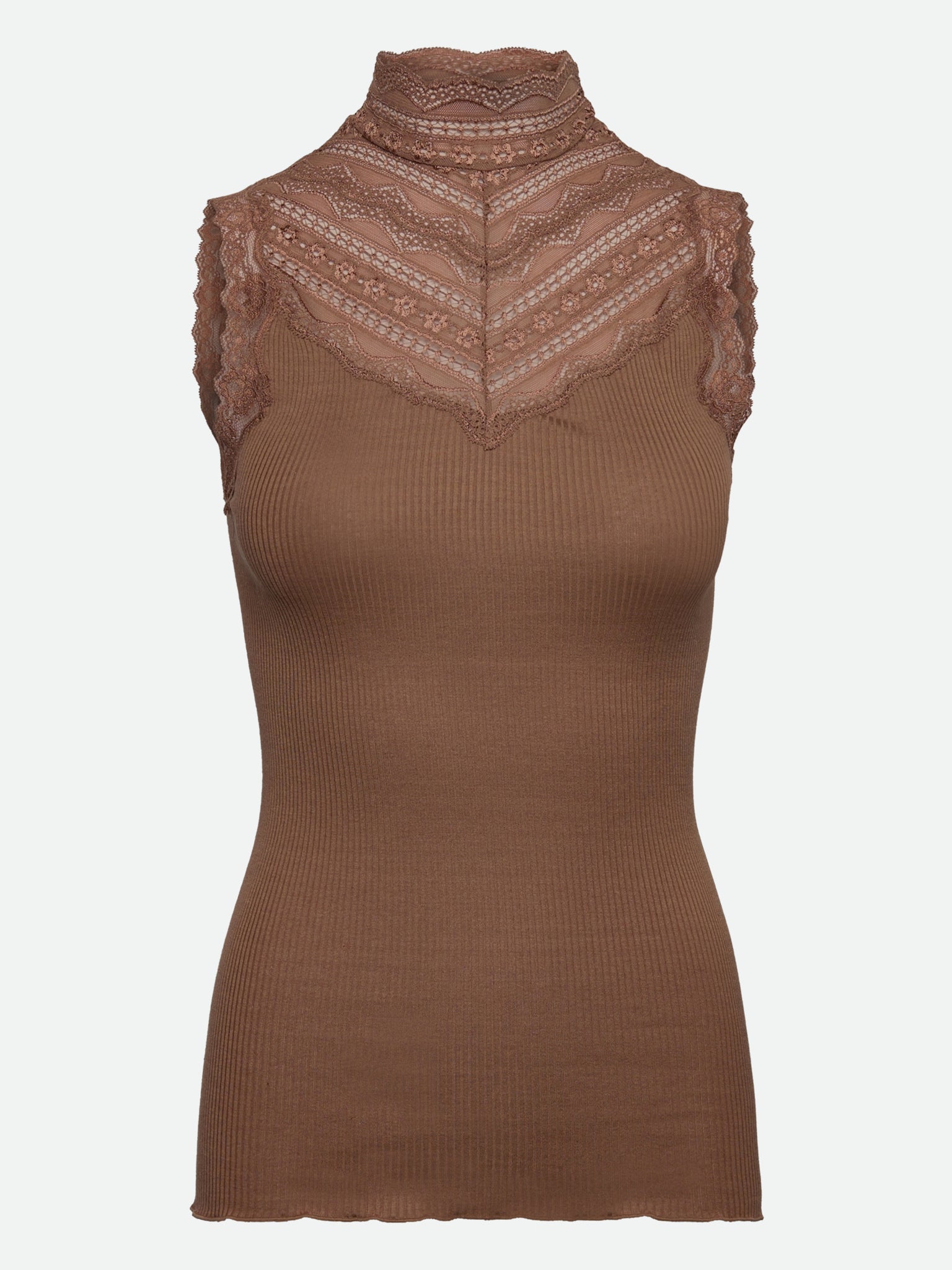 RWBenita Silke SL Turtleneck blonde Top