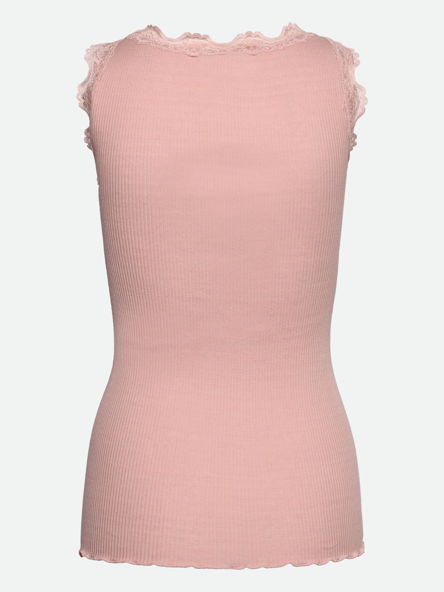 RWBabette Silk SL U-neck Long Lace Top