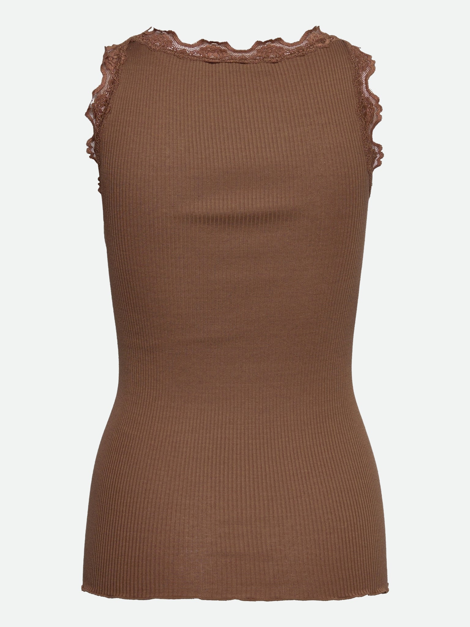RWBabette Silk SL U-neck Long Lace Top