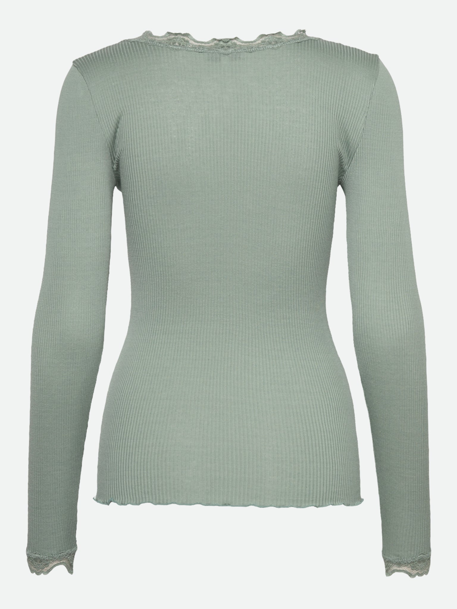 RWBeatha Silk LS V-neck Lace T-shirt T-SHIRT LS Rosemunde Woman
