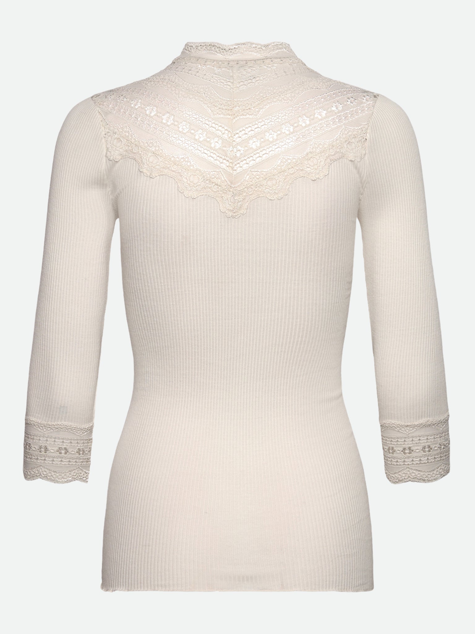 RWBenita Silk 3/4 Turtleneck Lace T-shirt T-SHIRT LS Rosemunde Woman