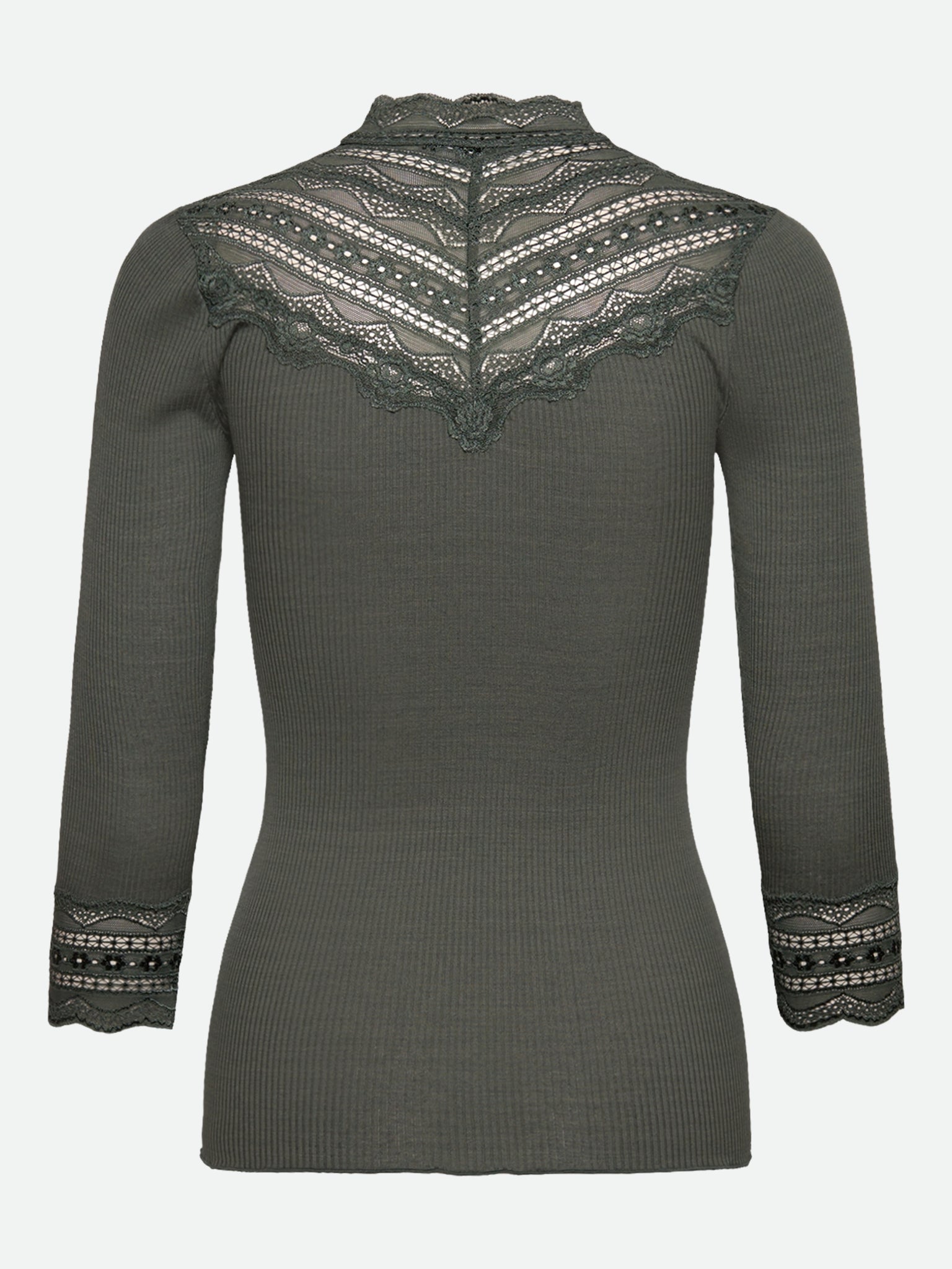 RWBenita Silk 3/4 Turtleneck Lace T-shirt T-SHIRT LS Rosemunde Woman