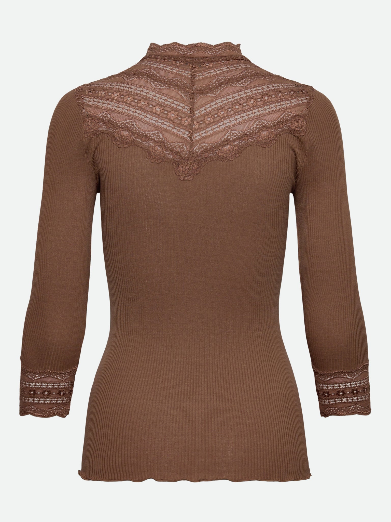 RWBenita Silk 3/4 Turtleneck Lace T-shirt T-SHIRT LS Rosemunde Woman