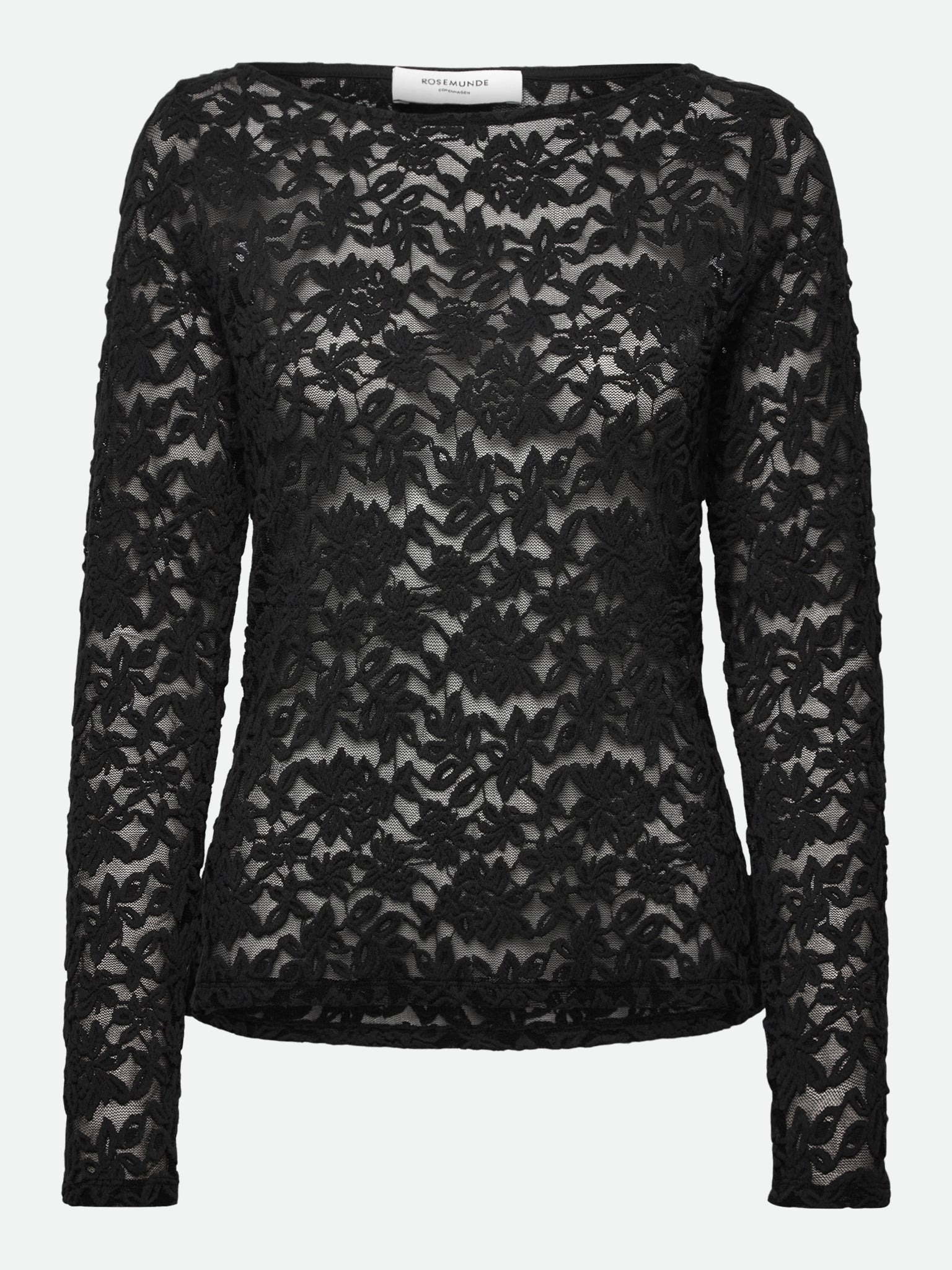 RWDelicia LS Boatneck T-shirt T-SHIRT LS Rosemunde Woman XS black
