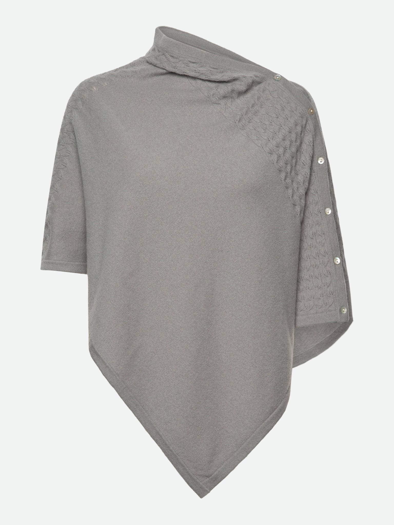 RWLaica Cashmere Pointelle Poncho PONCHO Jiaxing Qianyun USD 0 gypsum
