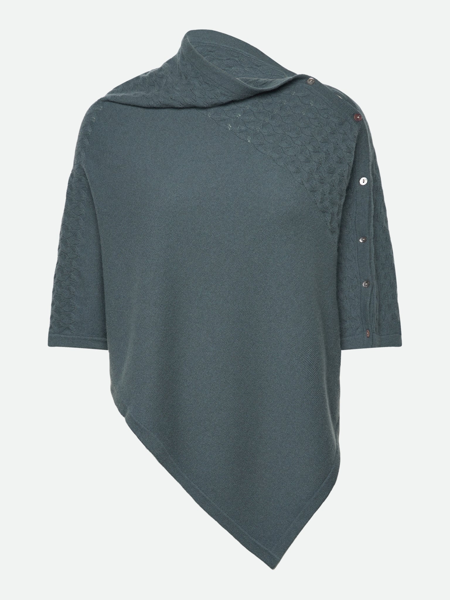 RWLaica Cashmere Pointelle Poncho PONCHO Jiaxing Qianyun USD 0 stormy weather
