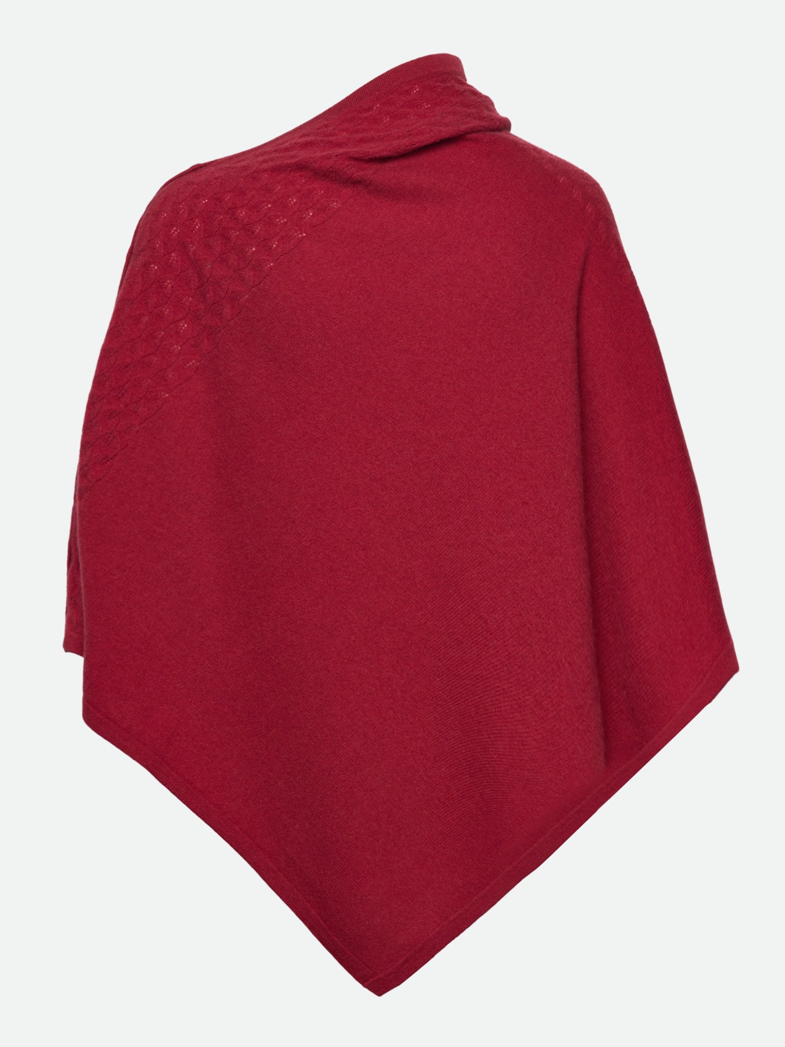RWLaica Cashmere Pointelle Poncho PONCHO Jiaxing Qianyun USD
