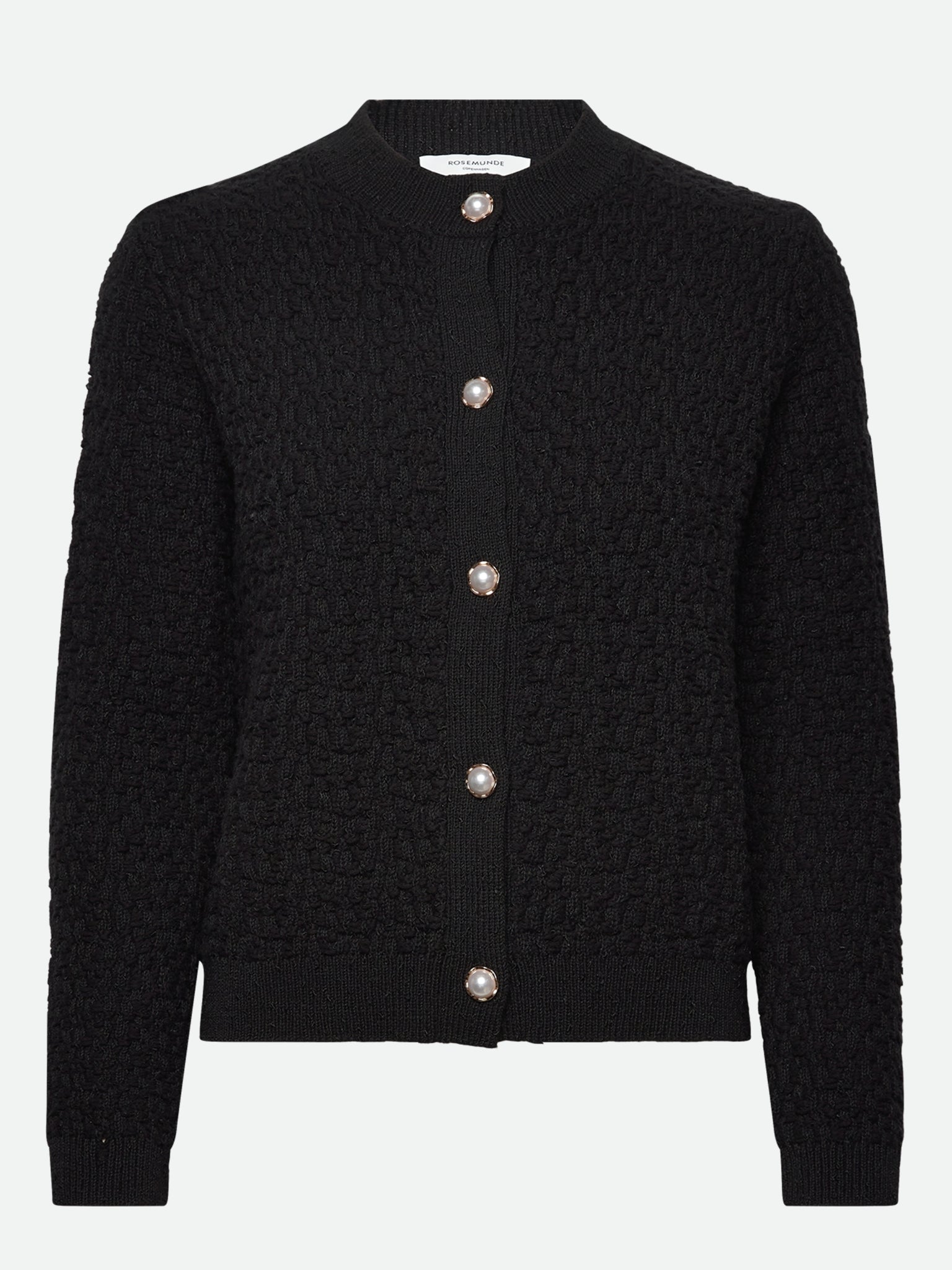 RWNice LS Knit Jacket JACKET Rosemunde Woman XS black
