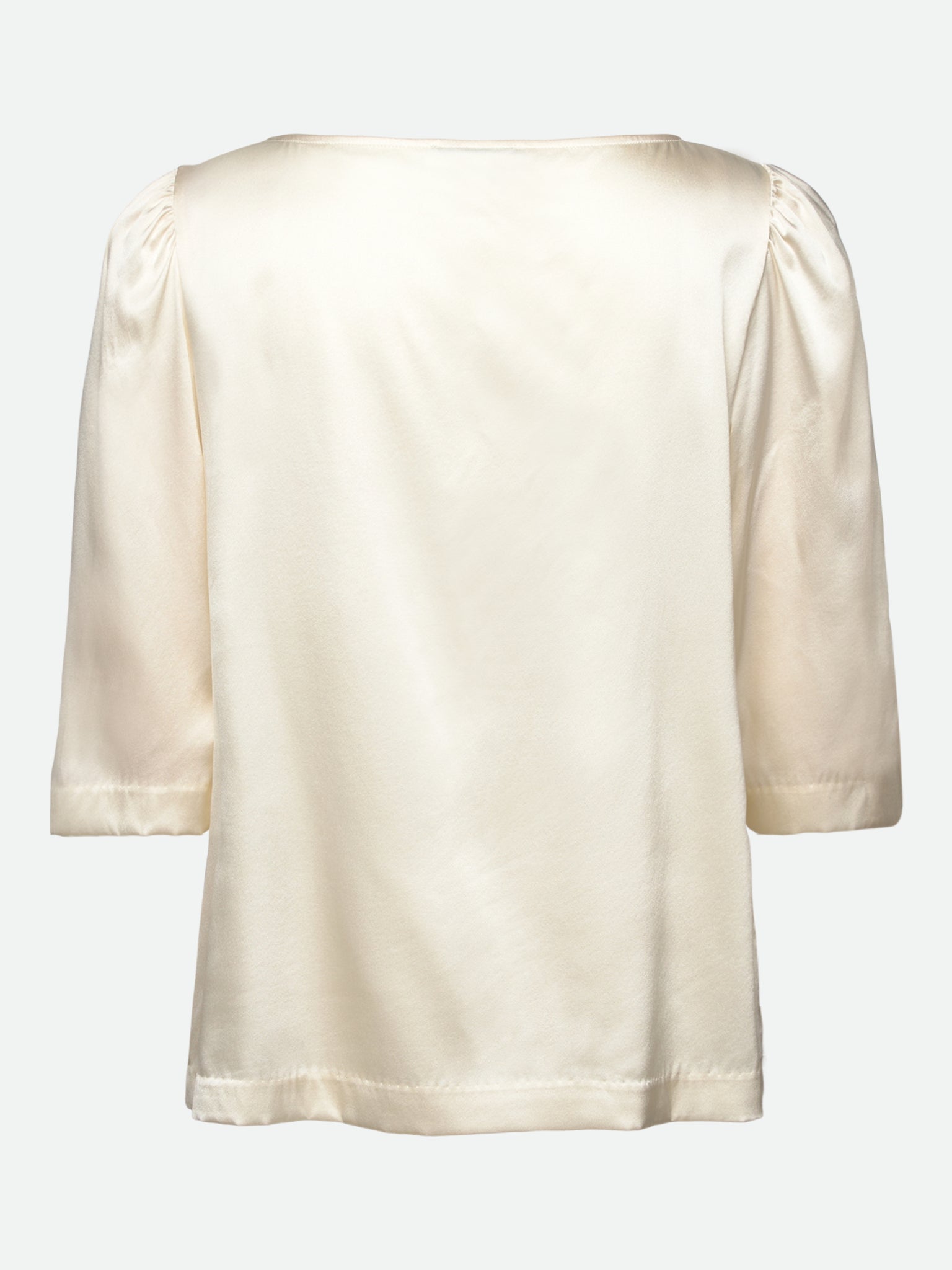 RWJade Silk 3/4 Sleeve Boatneck Blouse