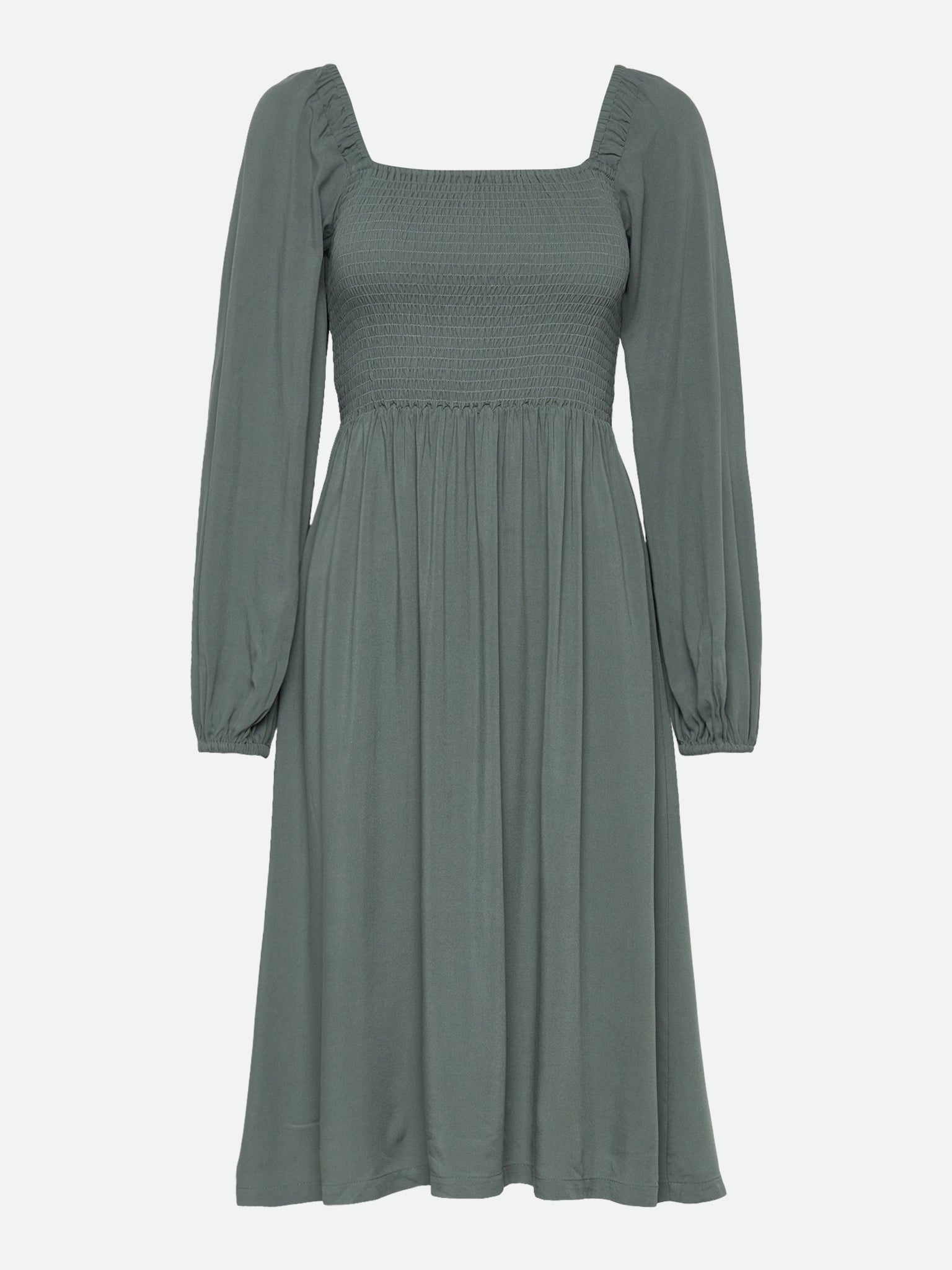 RWElif Long Sleeve Smock Knee Dress