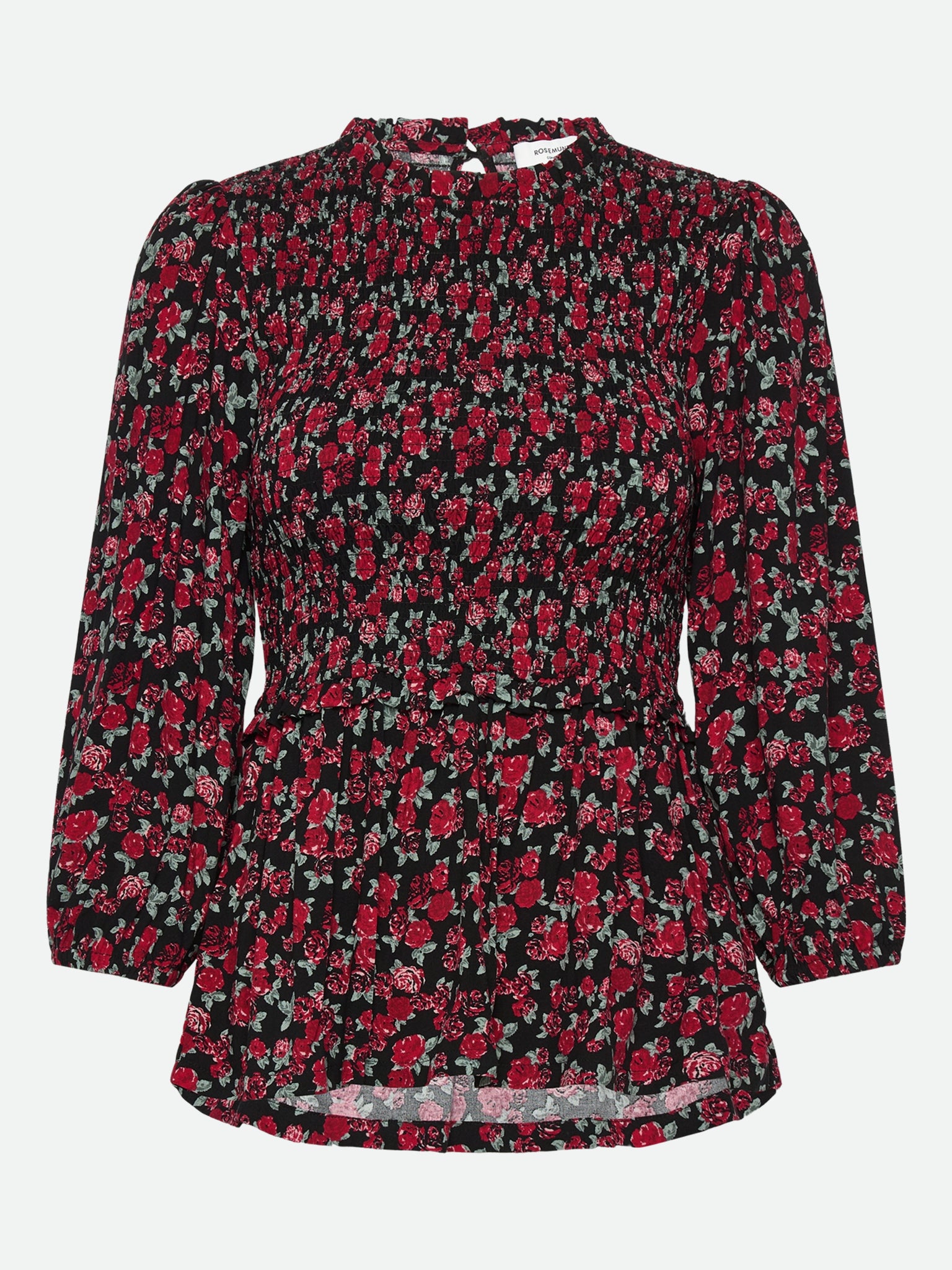RWElif 3/4 sleeve Smock Blouse