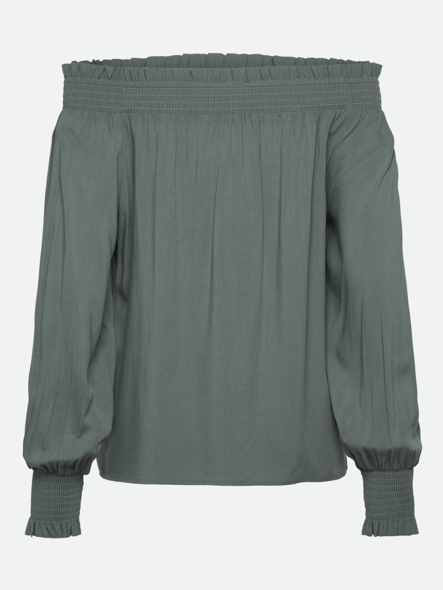 RWElif Long sleeve Off Shoulder Smock Blouse