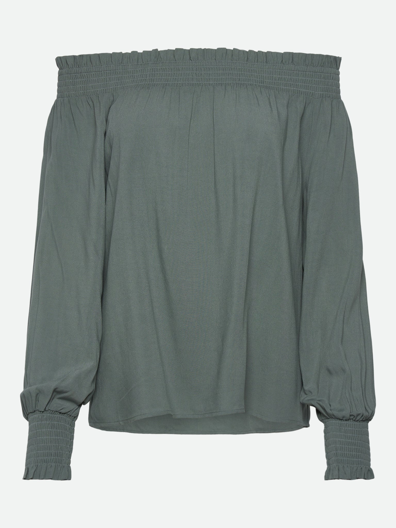 RWElif Long sleeve Off Shoulder Smock Blouse