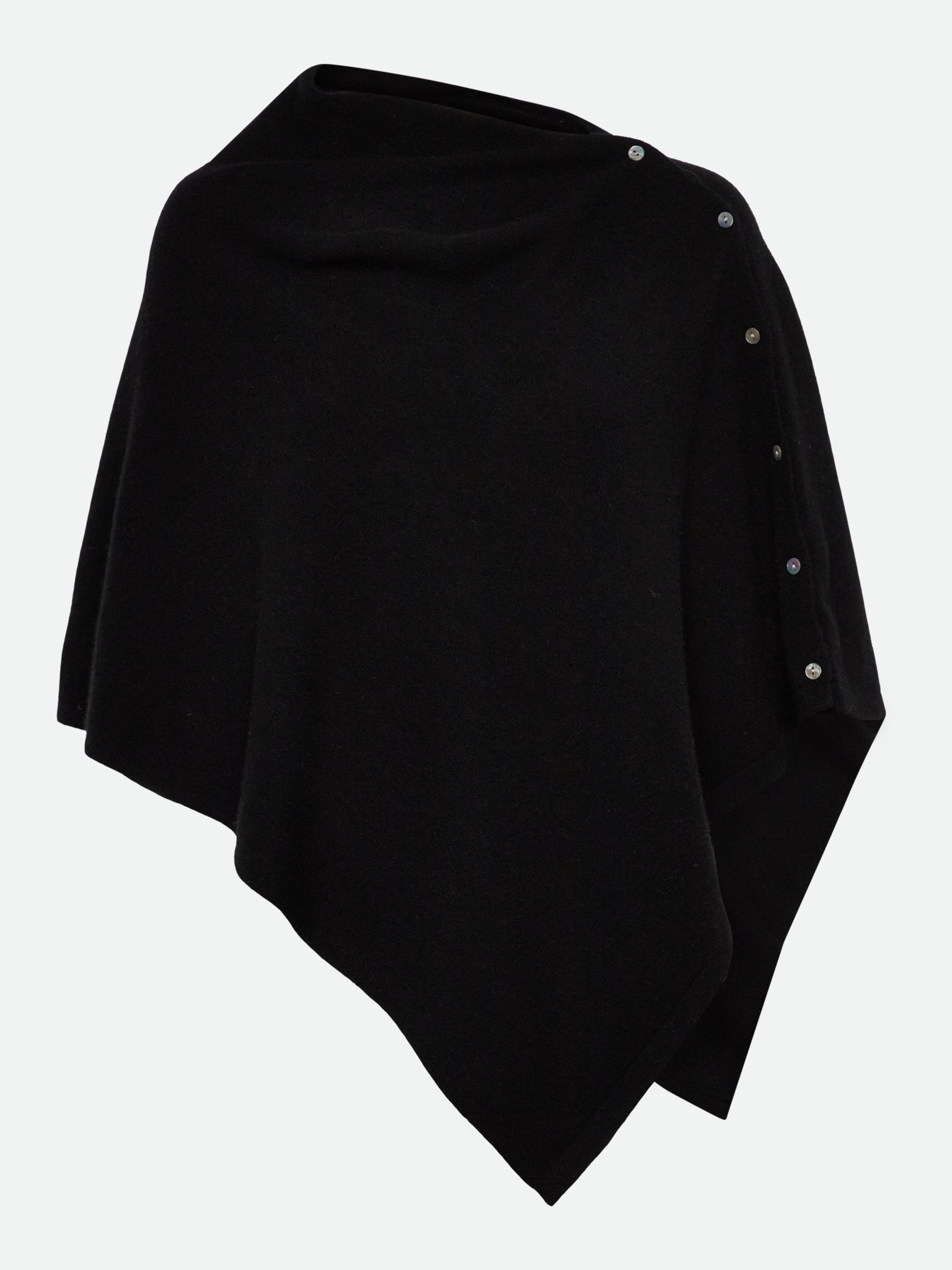 RWLaica Cashmere Poncho PULLOVER Rosemunde Woman 0 black