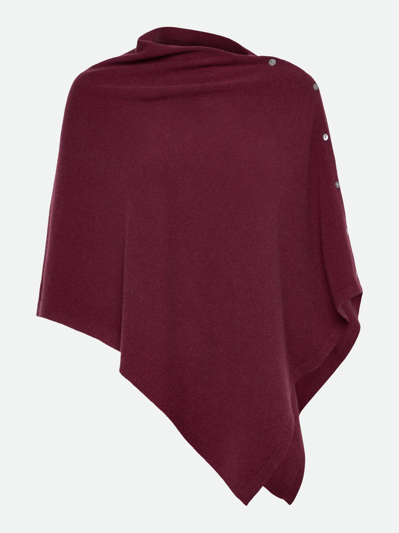 RWLaica Cashmere Poncho PULLOVER Rosemunde Woman 0 Windsor wine
