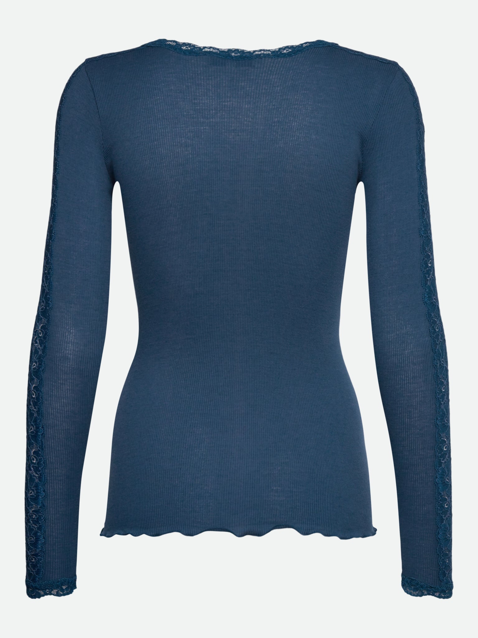 RWBernadine Organic Long Sleeve O-neck Lace T-shirt