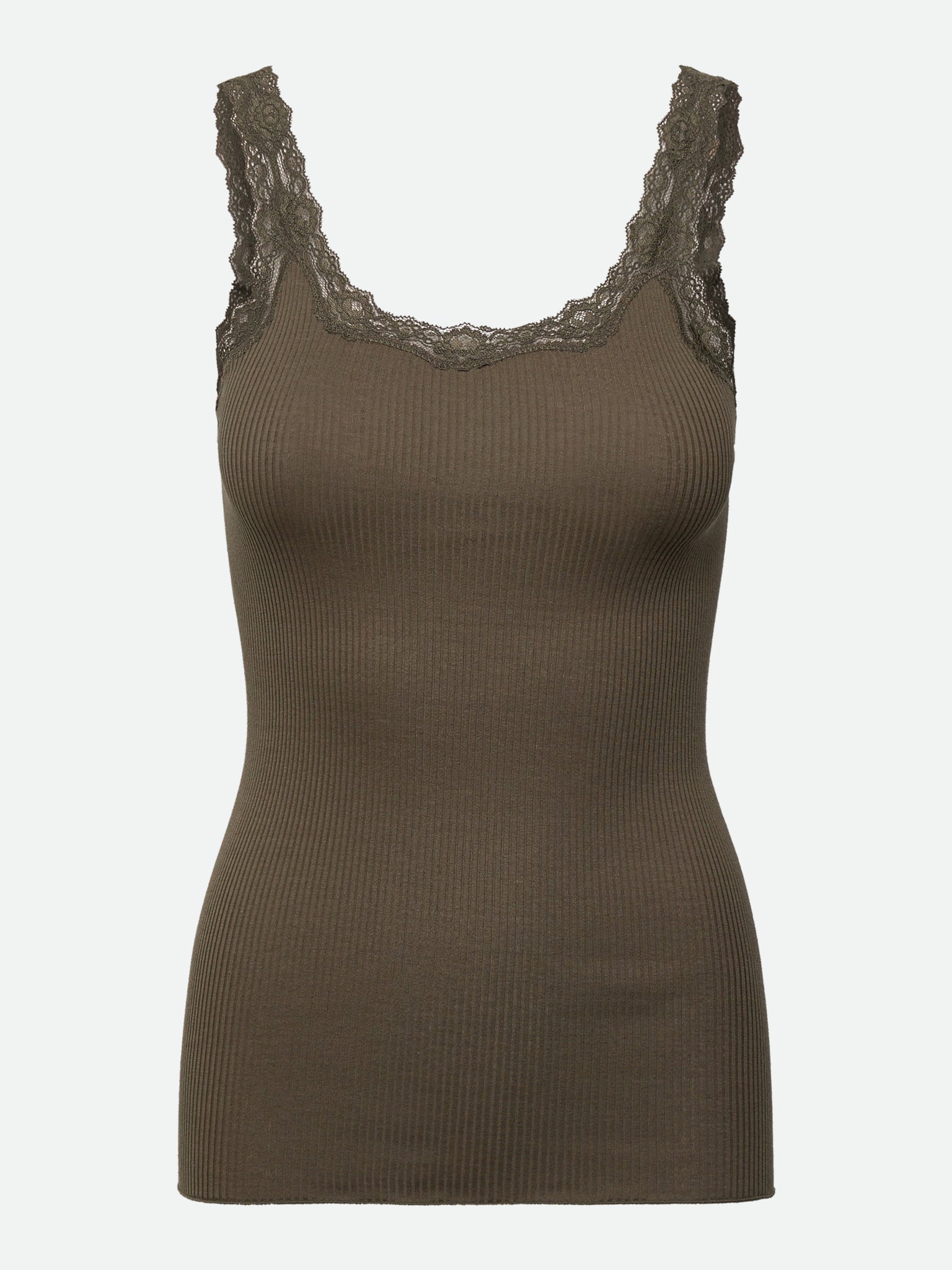 RWBabette Silke top Deep Back med blonde