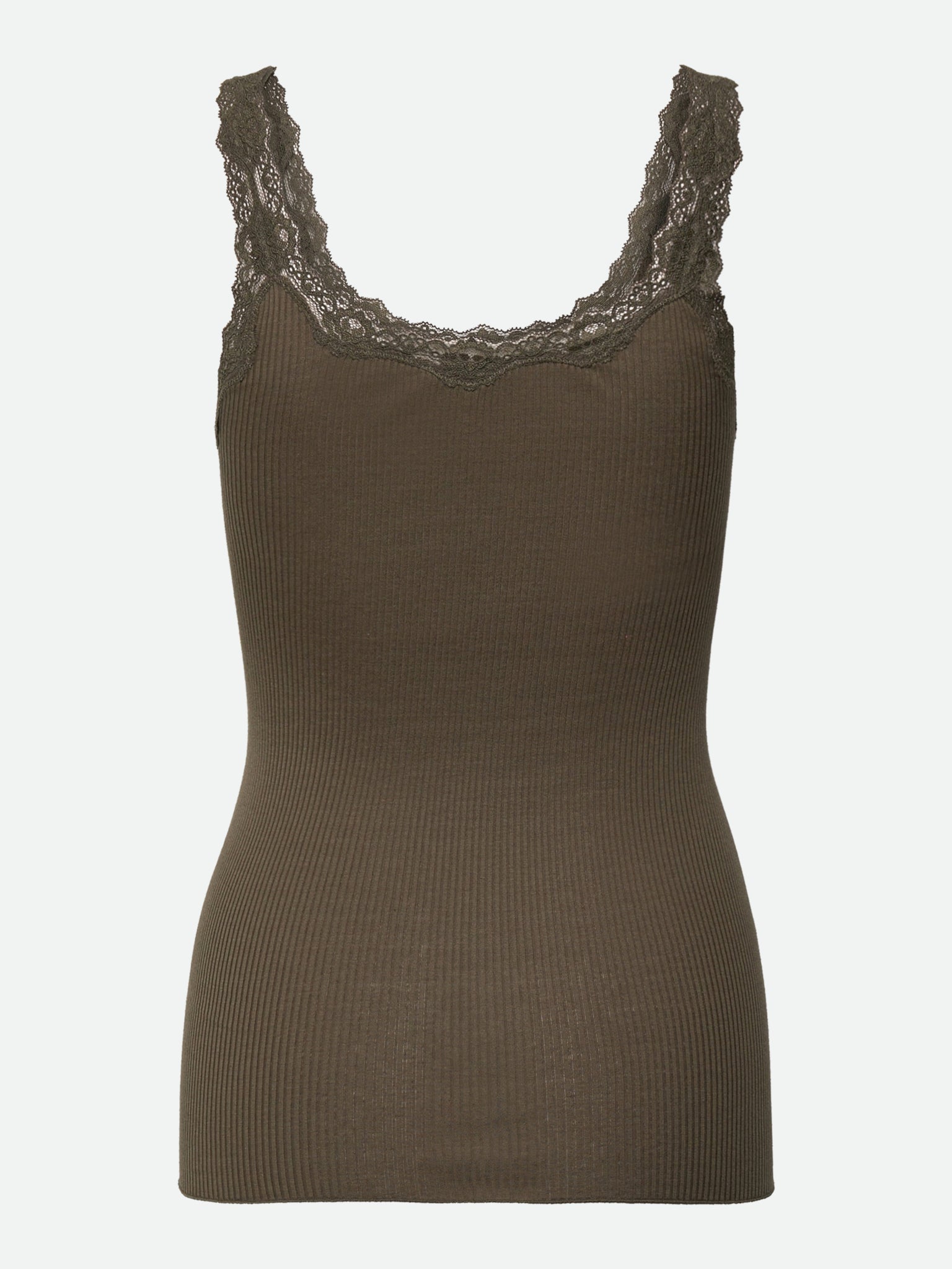 RWBabette Silke top Deep Back med blonde