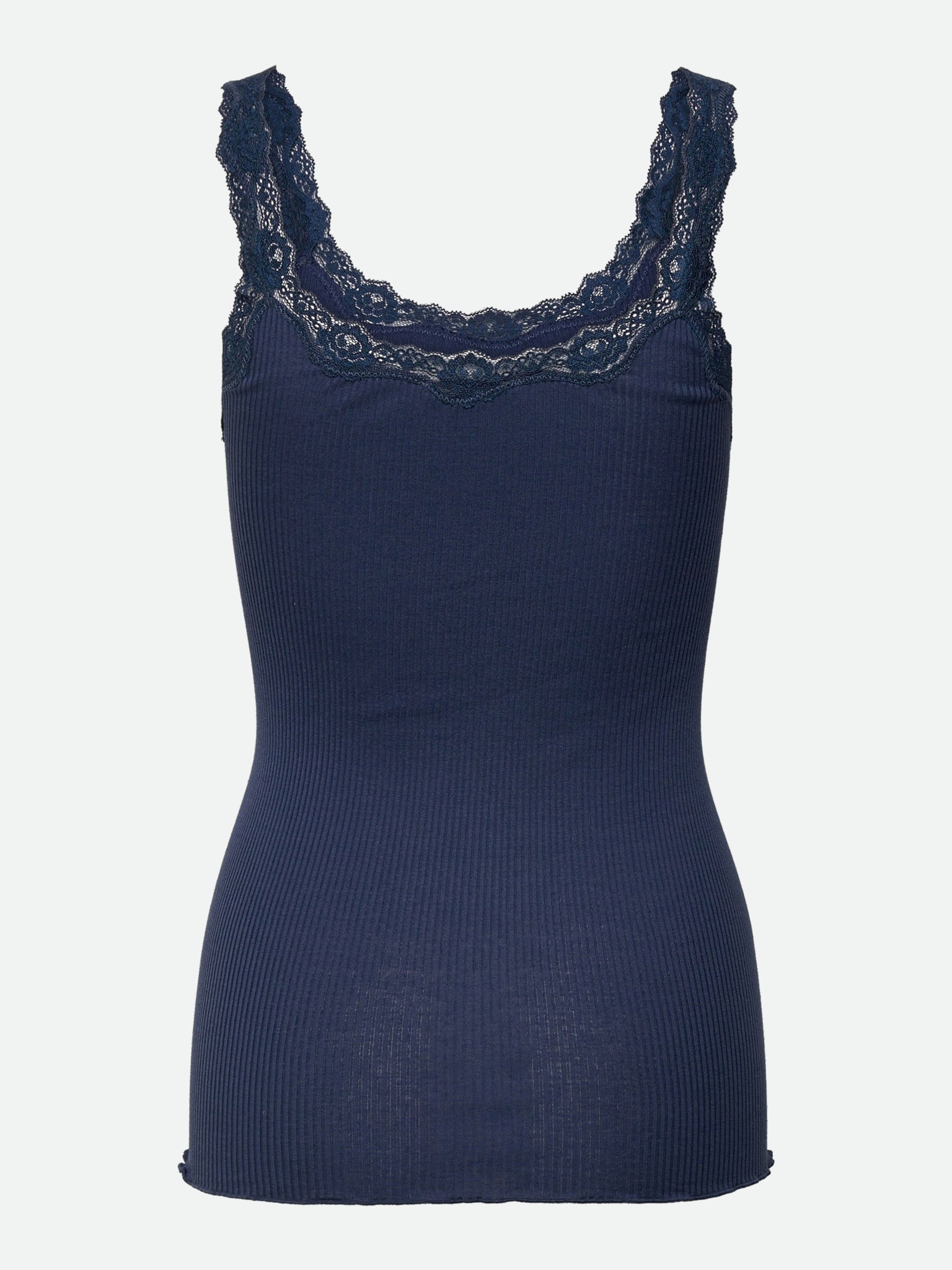 RWBabette Silke top Deep Back med blonde