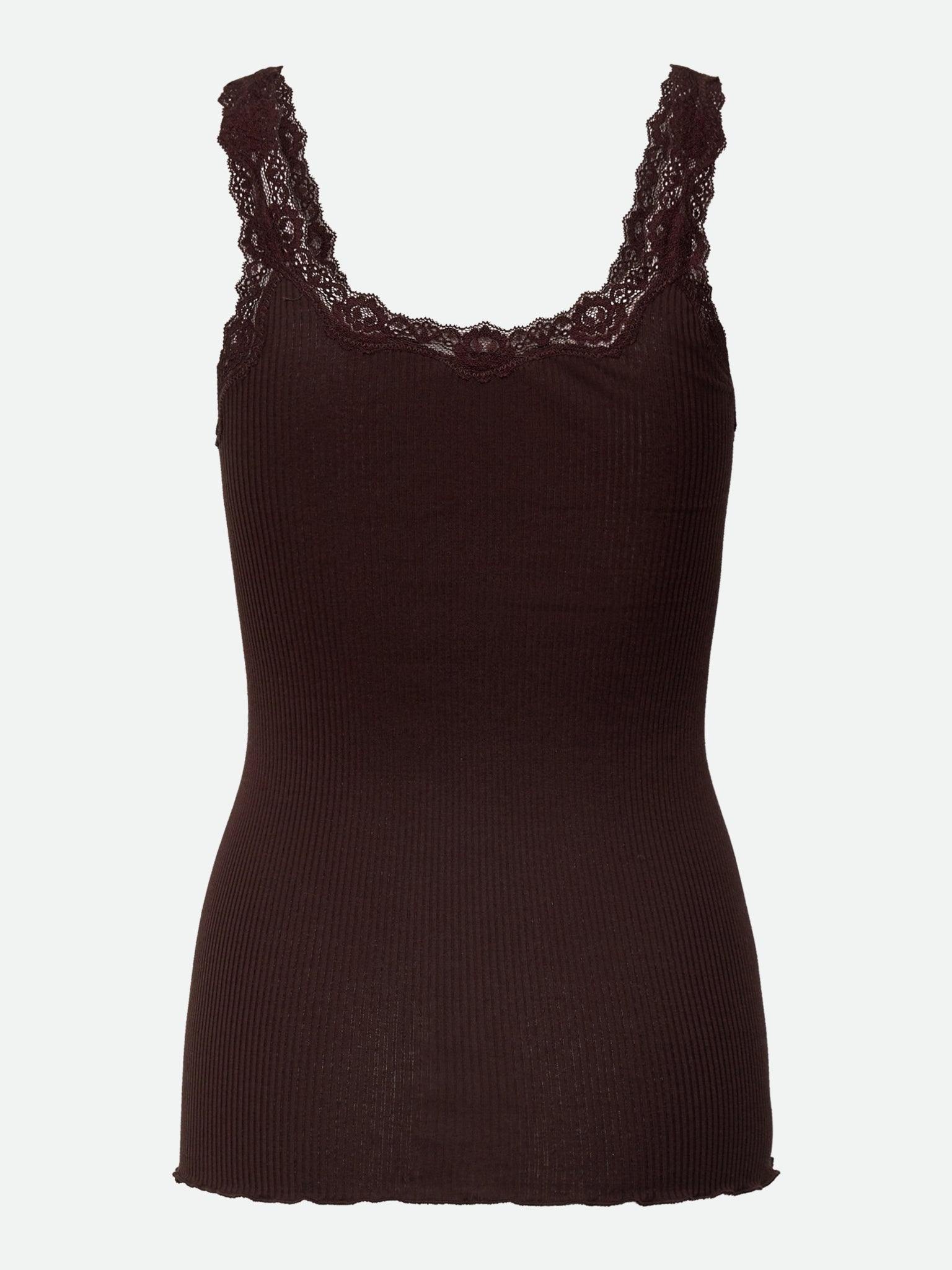 RWBabette Silke top Deep Back med blonde