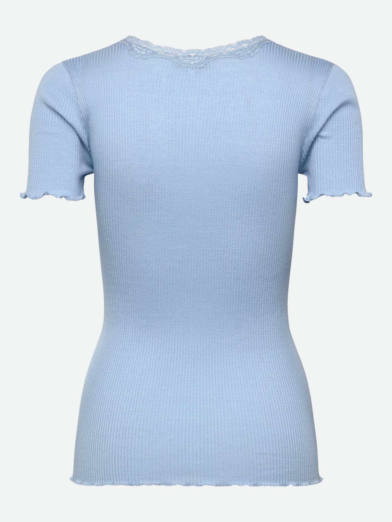 RWBeatha zijden T-shirt met korte mouwen en kant