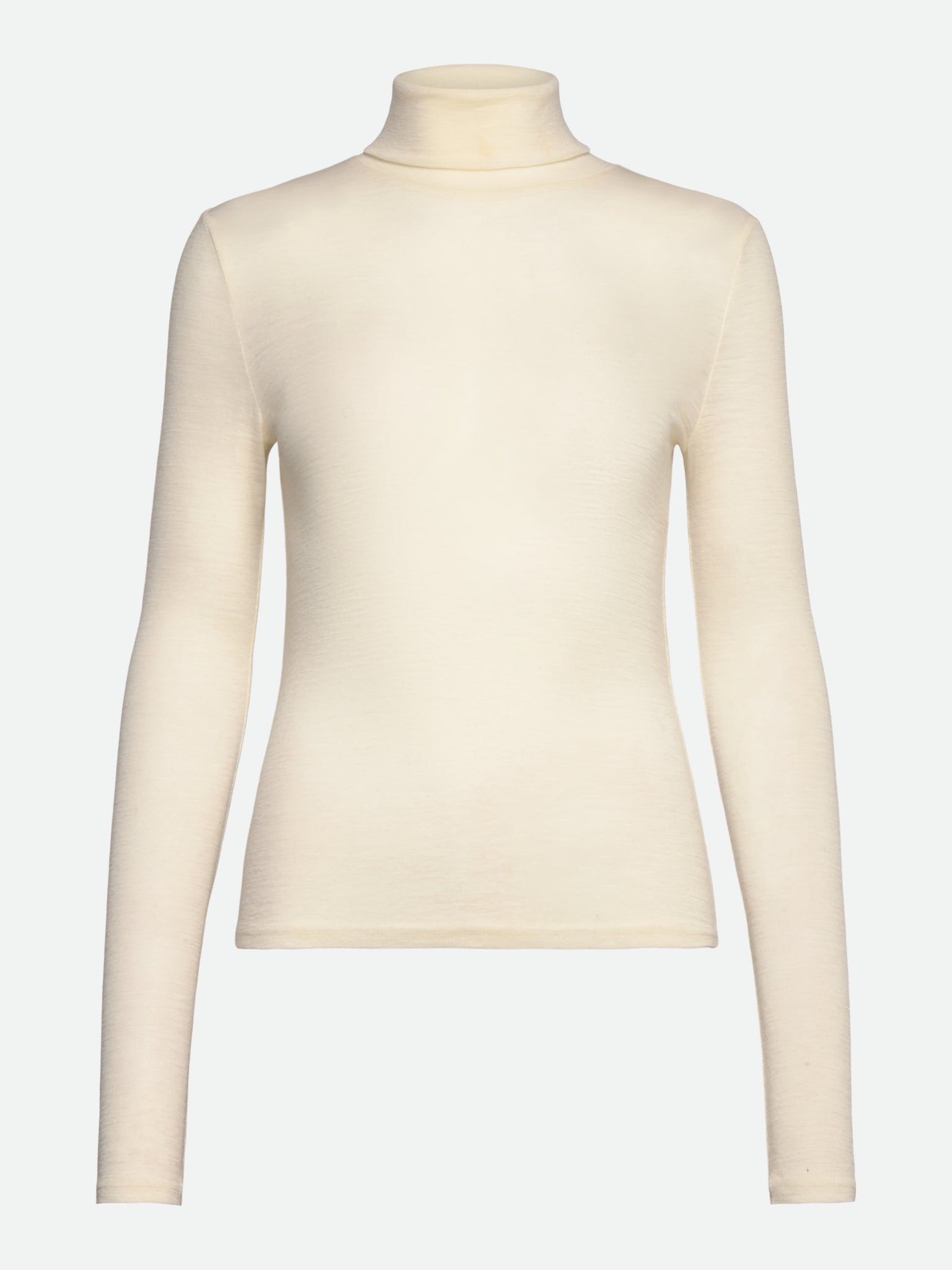 RWSara Cashmere Blend LS Roll-neck T-shirt T-SHIRT LS Rosemunde Woman XS cloud dancer