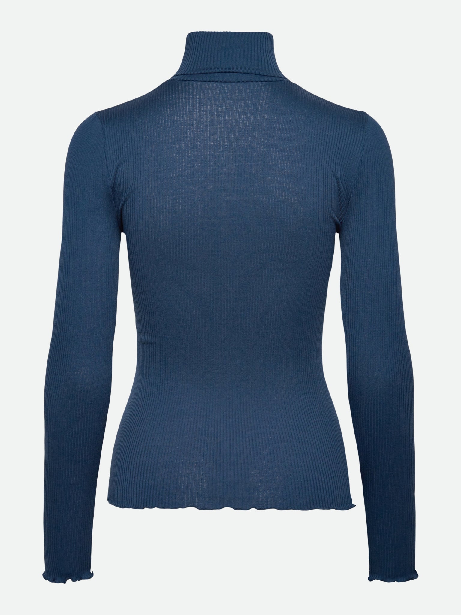 RWBeatha zijden T-shirt met lange mouwen en col