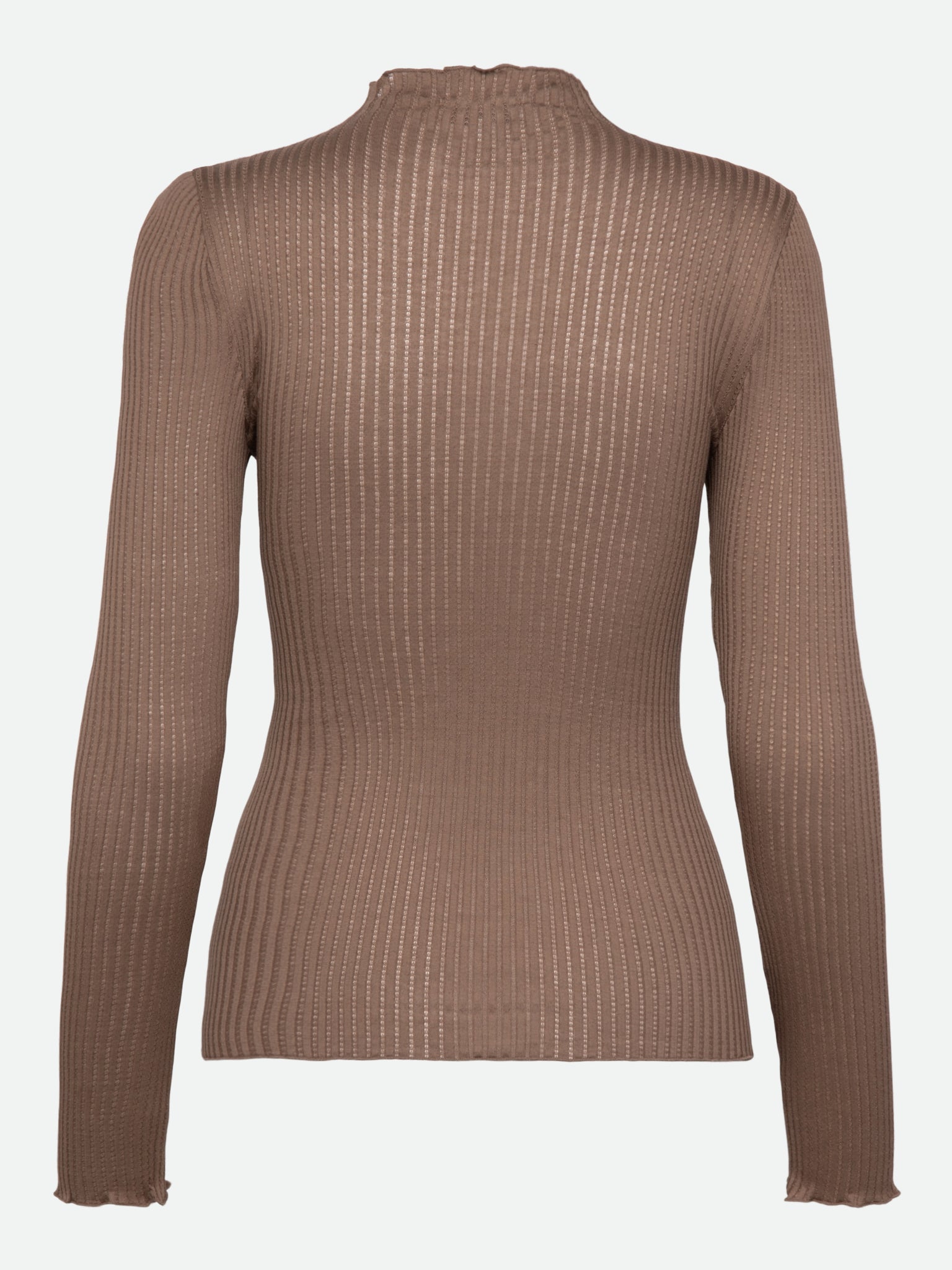 RWBelize Silk Long Sleeve T-neck T-shirt T-SHIRT LS Rosemunde Woman