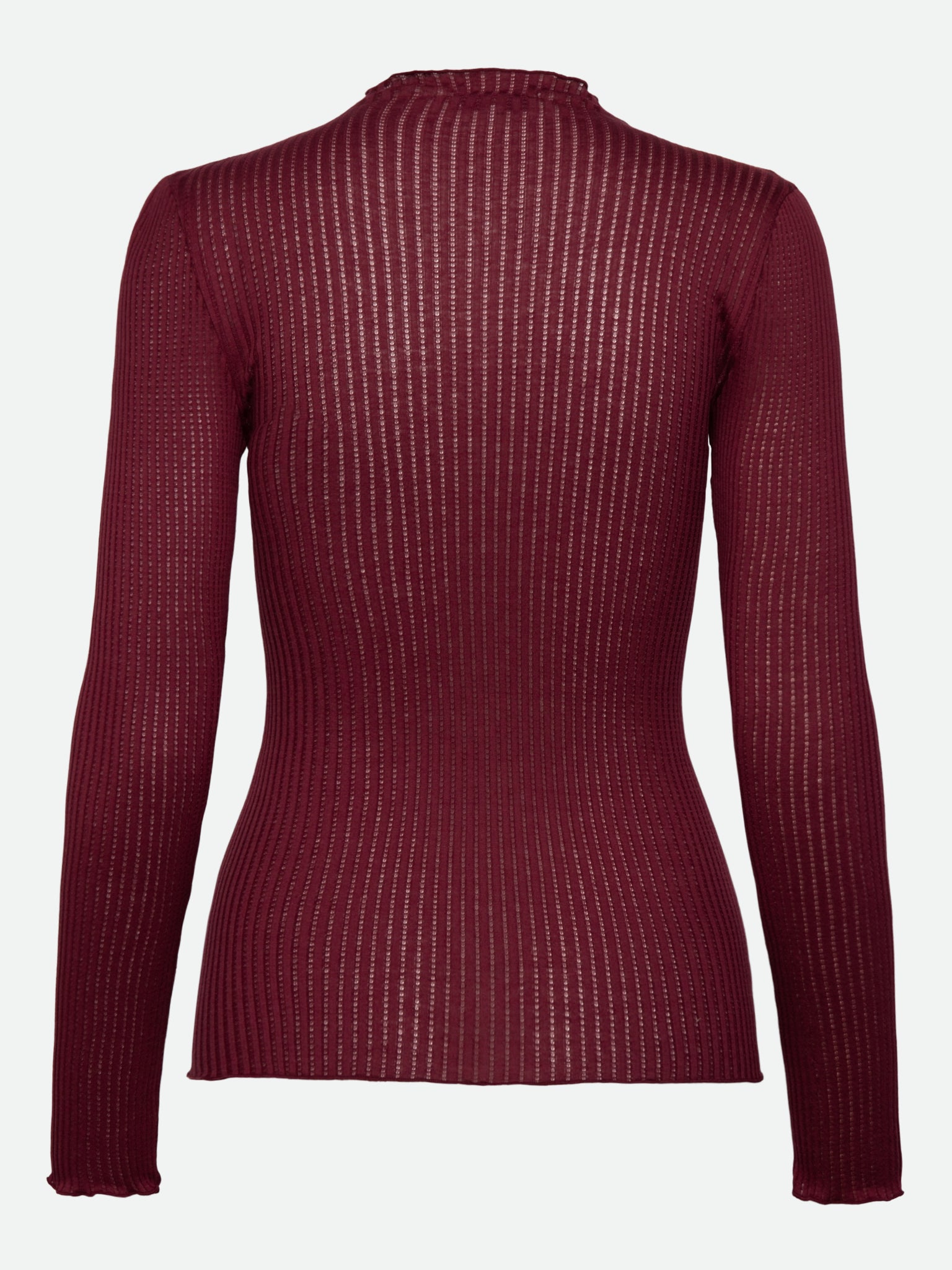 RWBelize Silk Long Sleeve T-neck T-shirt T-SHIRT LS Rosemunde Woman