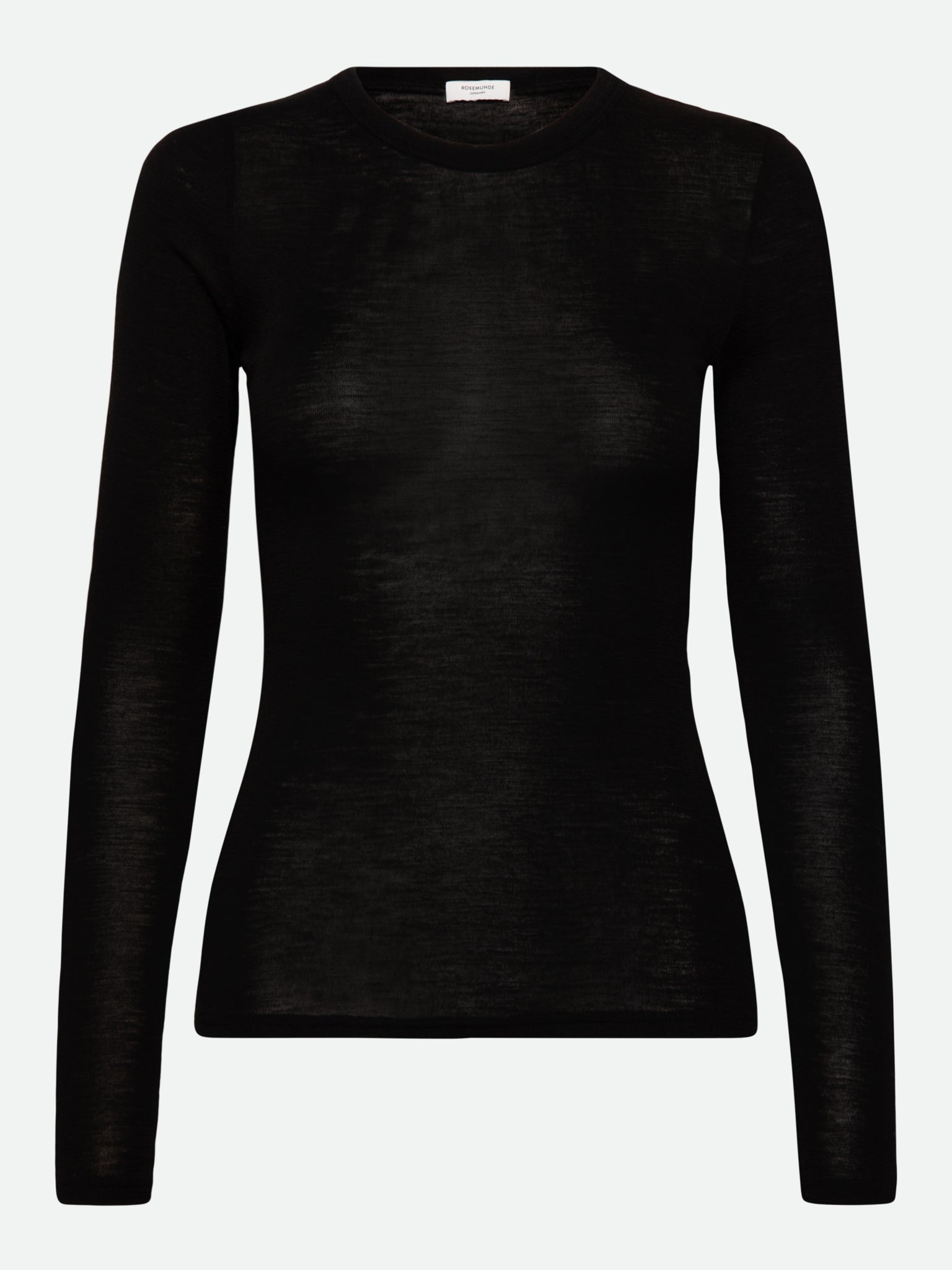 RWSara Cashmere Blend Long sleeve T-shirt T-SHIRT LS Rosemunde Woman XS black