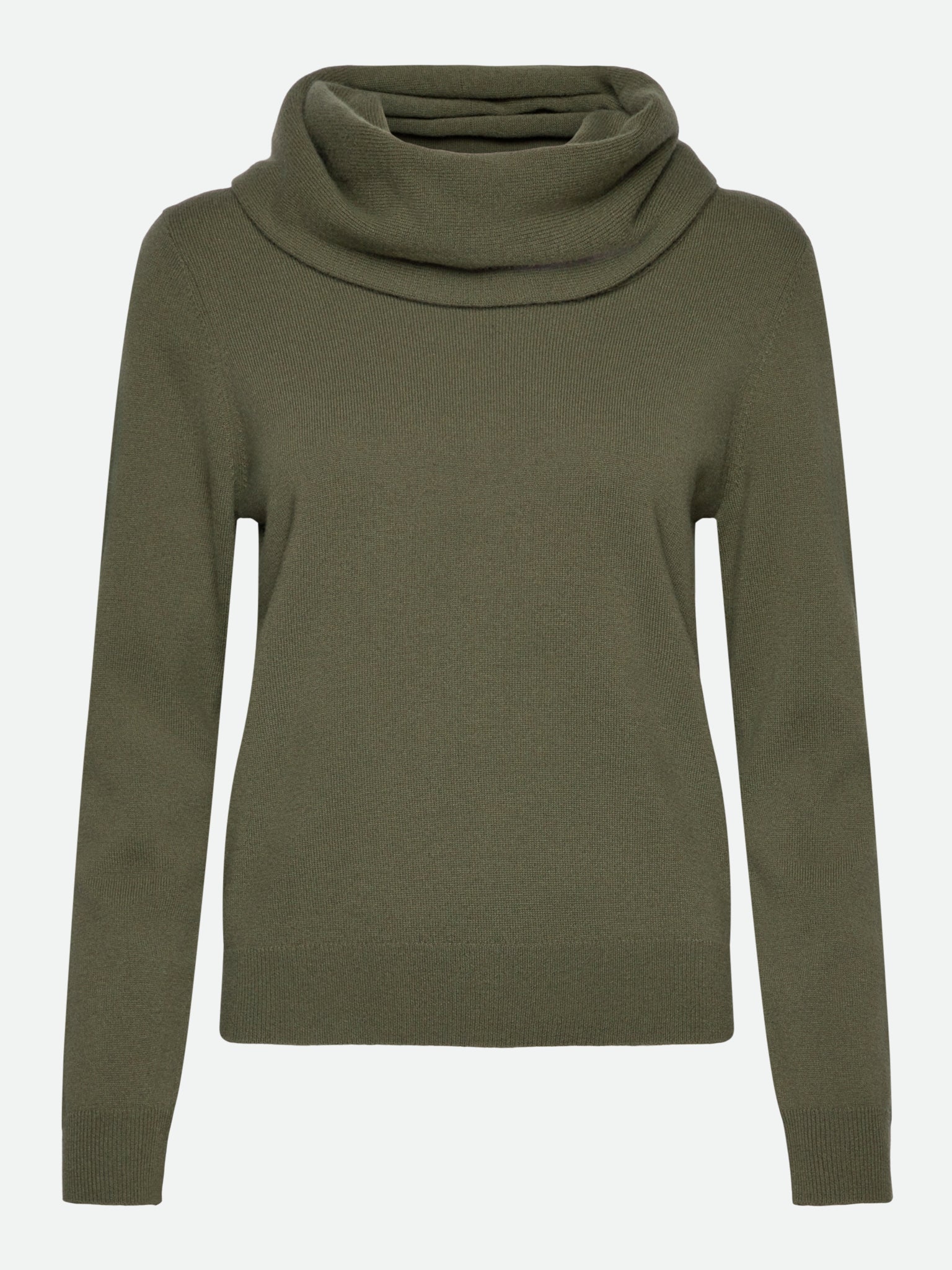 RWLaica Cashmere Long Sleeve Waterfall Collar Pullover PULLOVER Rosemunde Woman XS kalamata